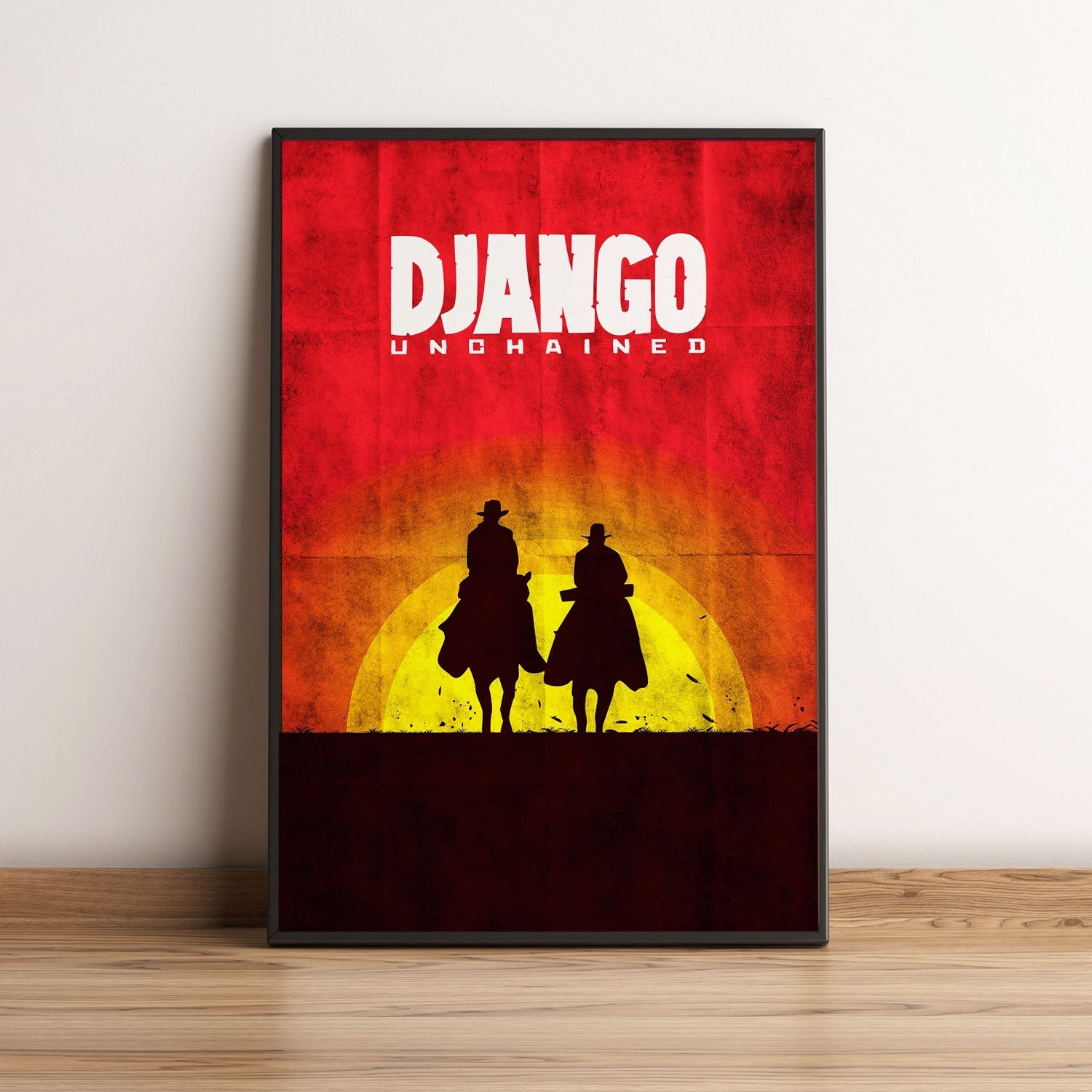 Flex Designs Poster Django Unchained Sunset 5 x 7" Home Goods - Movie 2012 Movie Poster