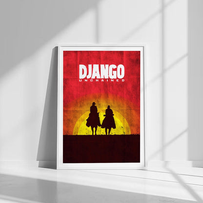 Flex Designs Poster Django Unchained Sunset 8 x 10" Home Goods - Movie 2012 Movie Poster