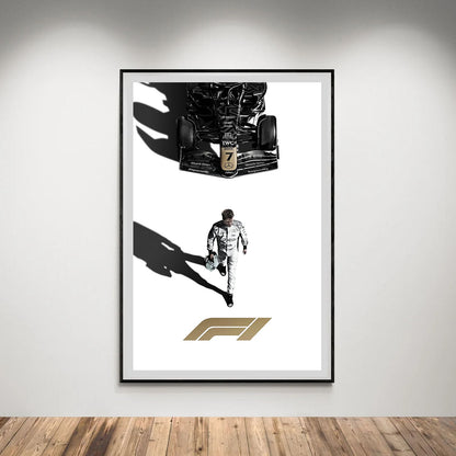 Flex Designs Poster F1 Movie Minimalist 5 x 7" Home Goods - Movie 2013 Movie Poster