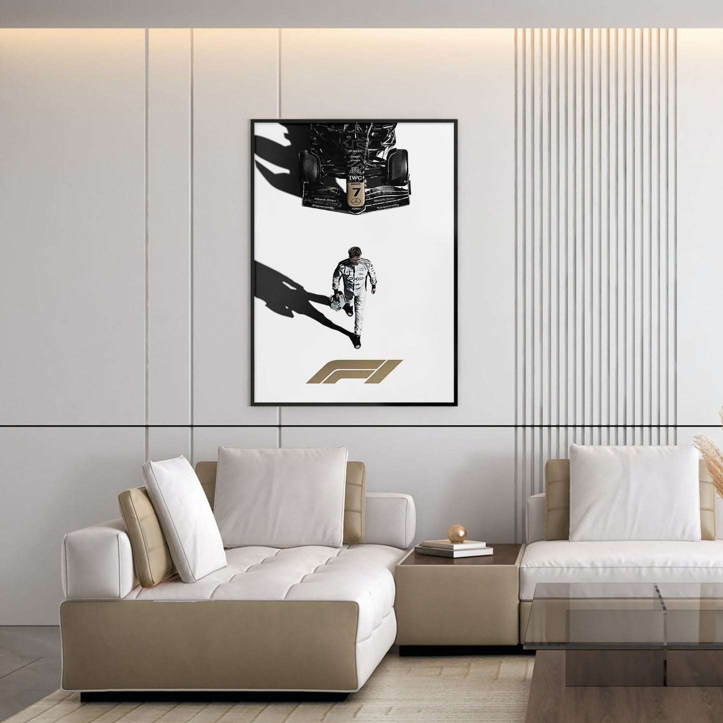 Flex Designs Poster F1 Movie Minimalist 5 x 7" Home Goods - Movie 2013 Movie Poster