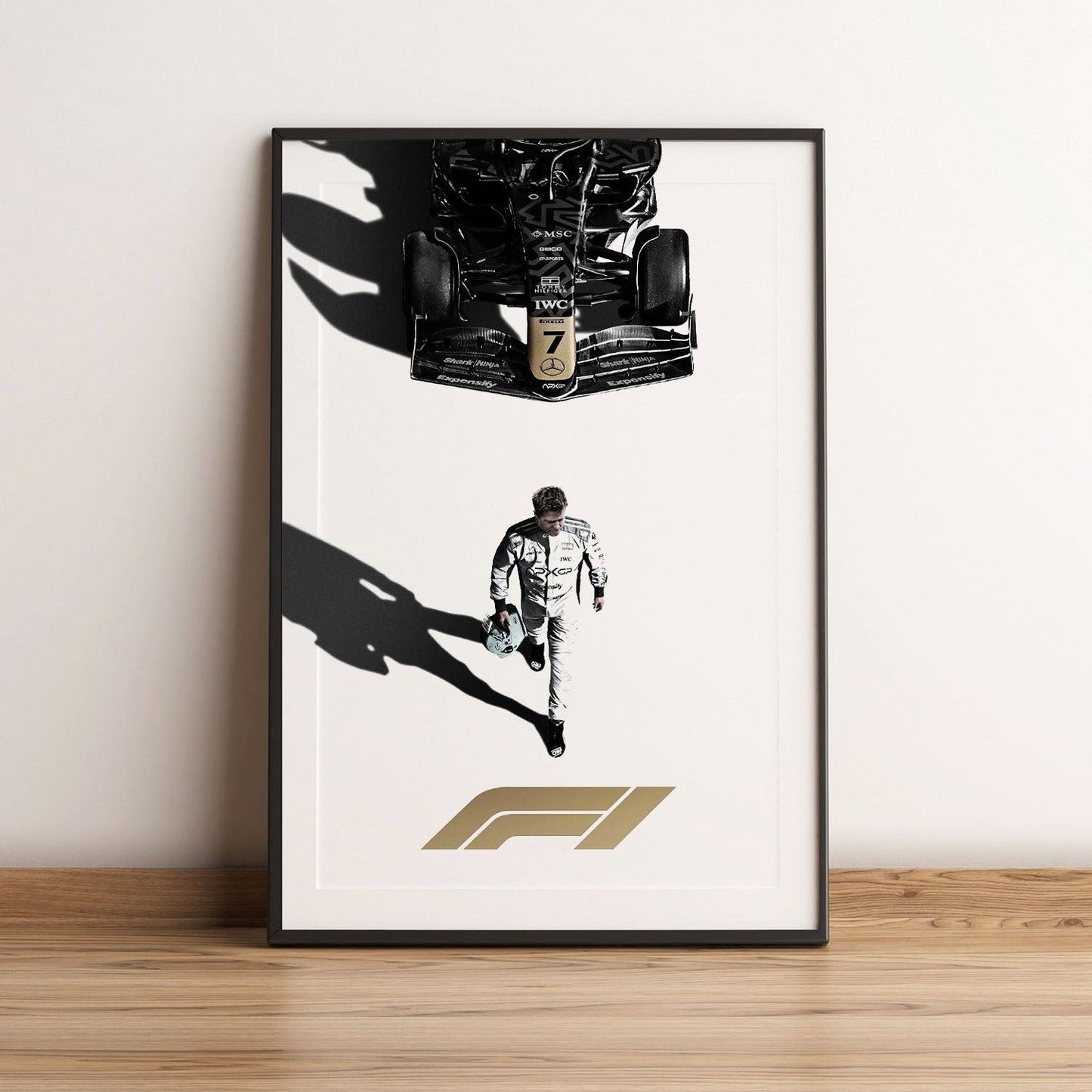 Flex Designs Poster F1 Movie Minimalist 5 x 7" Home Goods - Movie 2013 Movie Poster