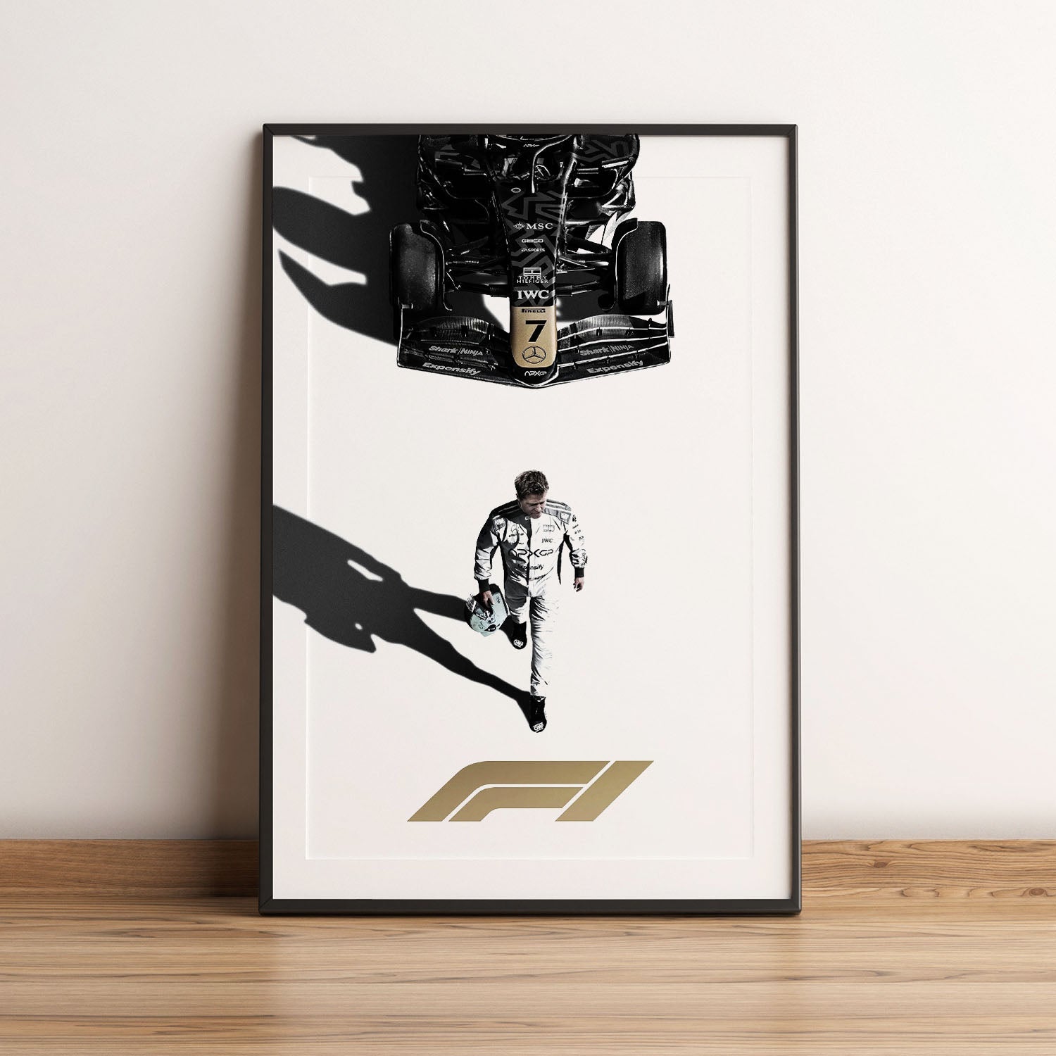 Flex Designs Poster F1 Movie Minimalist 5 x 7" Home Goods - Movie 2013 Movie Poster