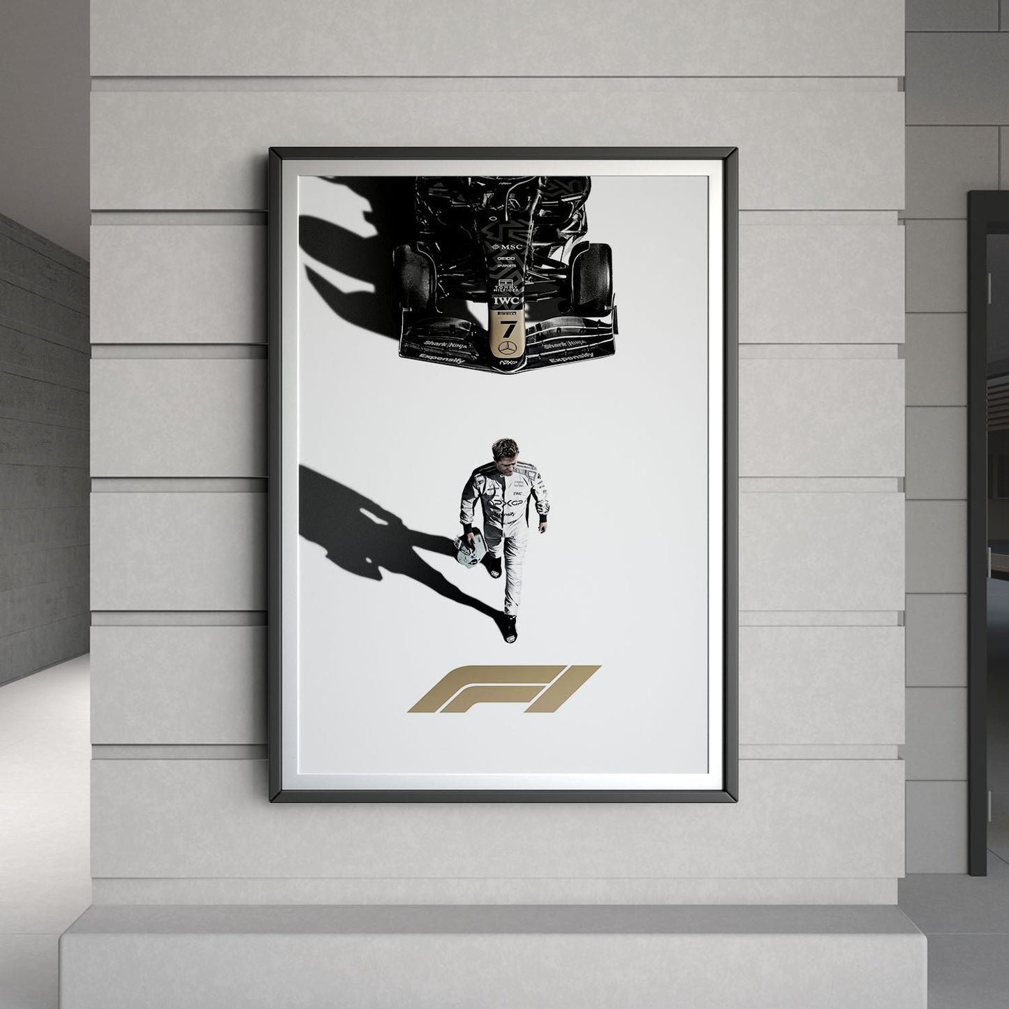 Flex Designs Poster F1 Movie Minimalist 8 x 10" Home Goods - Movie 2013 Movie Poster