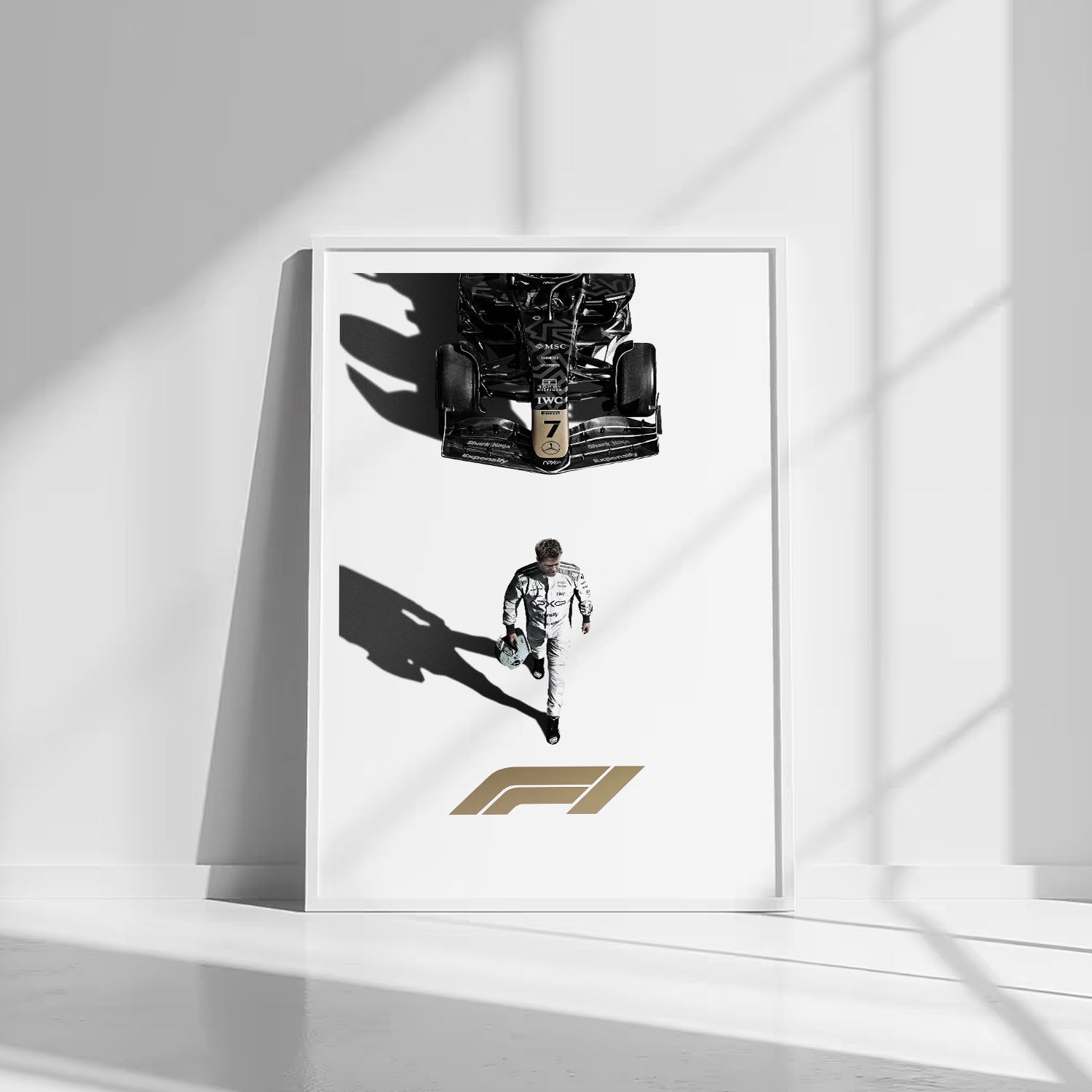 Flex Designs Poster F1 Movie Minimalist 8 x 10" Home Goods - Movie 2013 Movie Poster