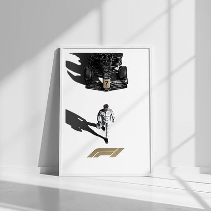 Flex Designs Poster F1 Movie Minimalist 8 x 10" Home Goods - Movie 2013 Movie Poster