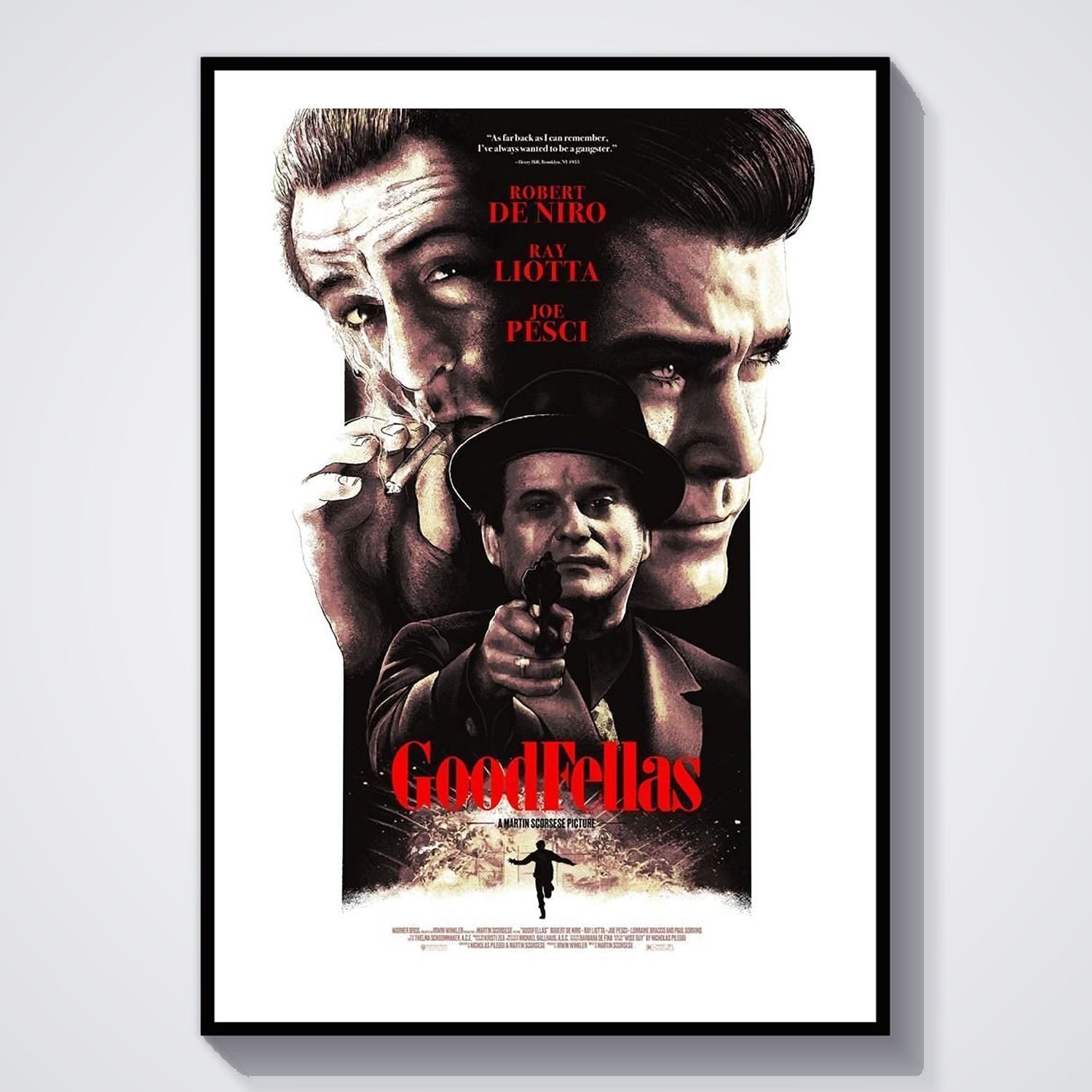Flex Designs Poster Goodfellas 8 x 10" Home Goods - Movie 1990 Movie Poster