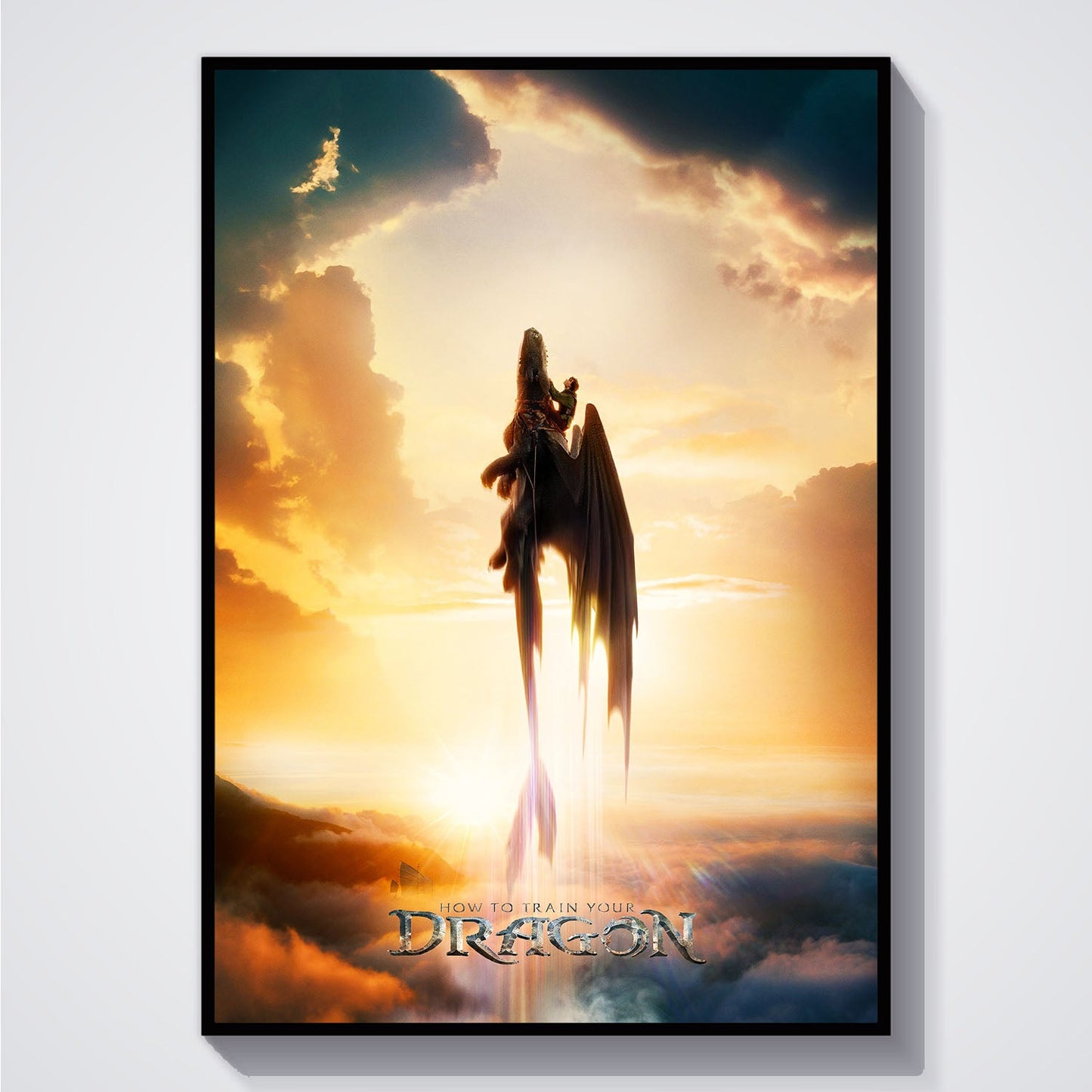 Flex Designs Poster How To Train Your Dragon Cinematic 5 x 7" Home Goods - Movie 2010 Movie Poster