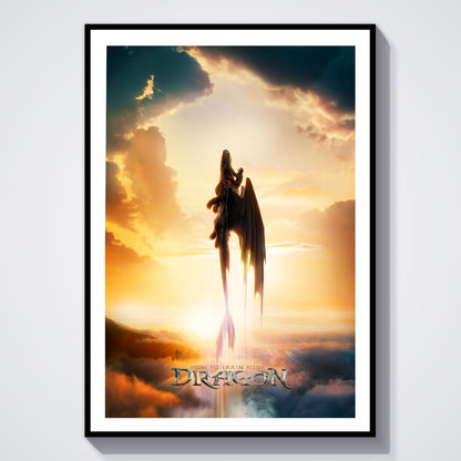 Flex Designs Poster How To Train Your Dragon Cinematic 8 x 10" Home Goods - Movie 2010 Movie Poster