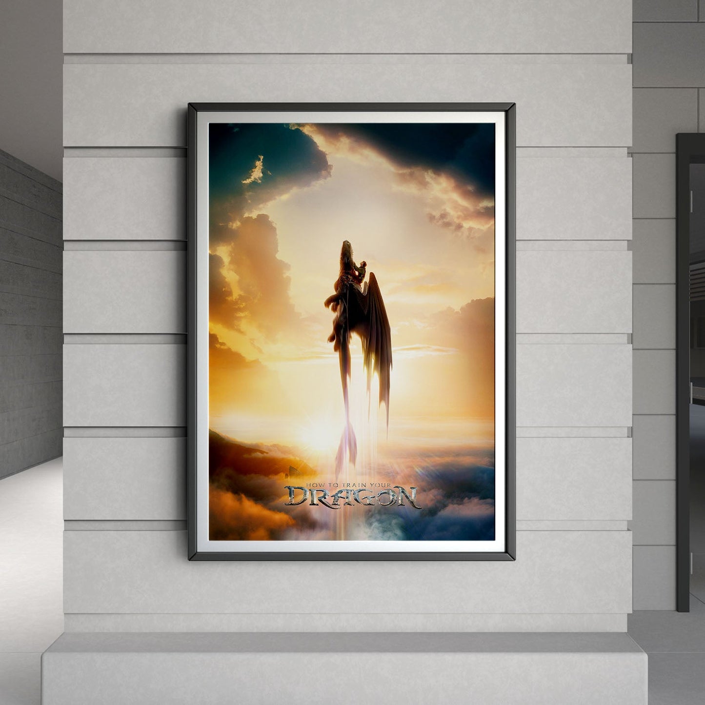 Flex Designs Poster How To Train Your Dragon Cinematic 8 x 10" Home Goods - Movie 2010 Movie Poster
