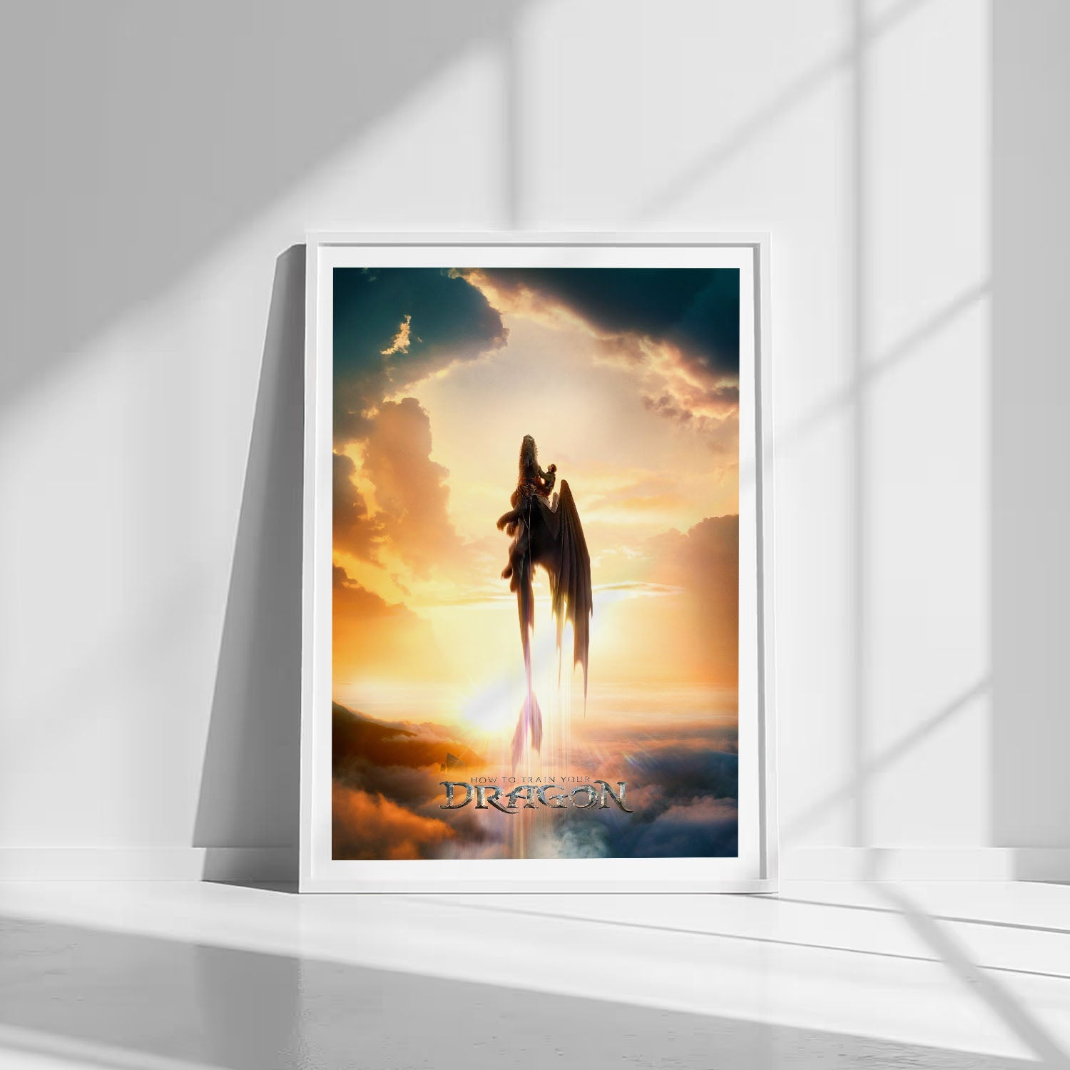 Flex Designs Poster How To Train Your Dragon Cinematic 8 x 10" Home Goods - Movie 2010 Movie Poster