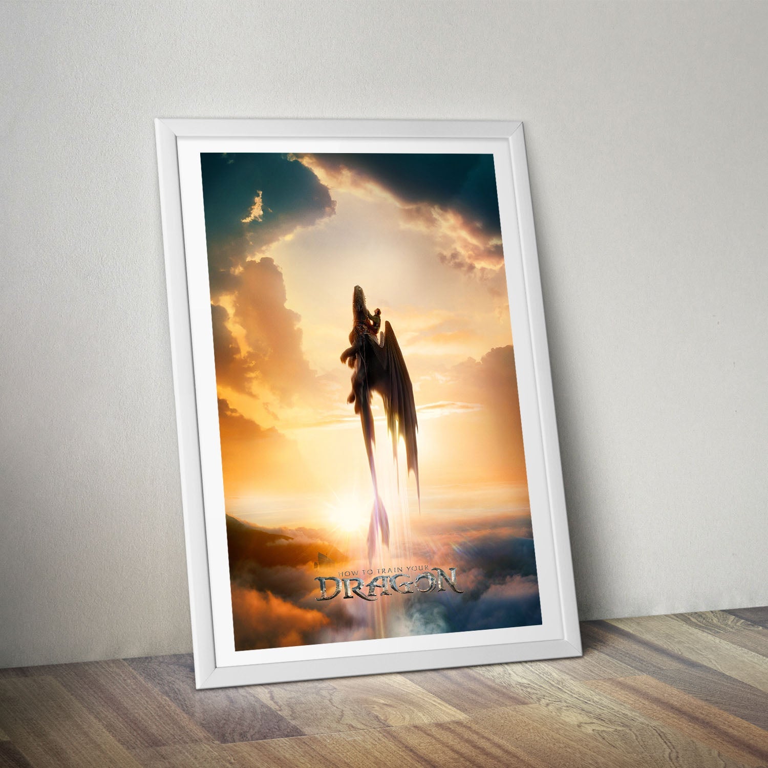 Flex Designs Poster How To Train Your Dragon Cinematic 8 x 10" Home Goods - Movie 2010 Movie Poster
