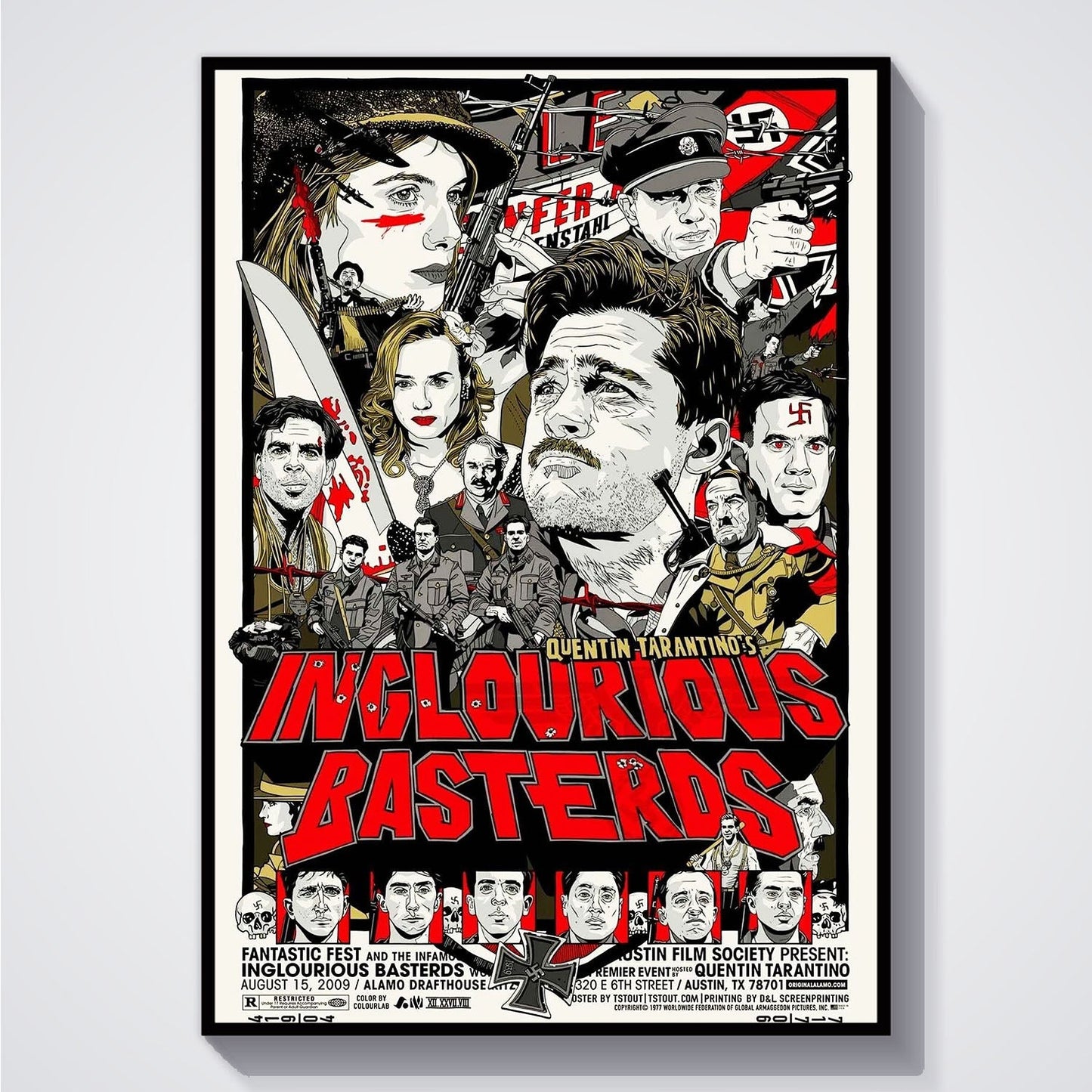 Flex Designs Poster Inglourious Basterds War 5 x 7" Home Goods - Movie 2009 Movie Poster