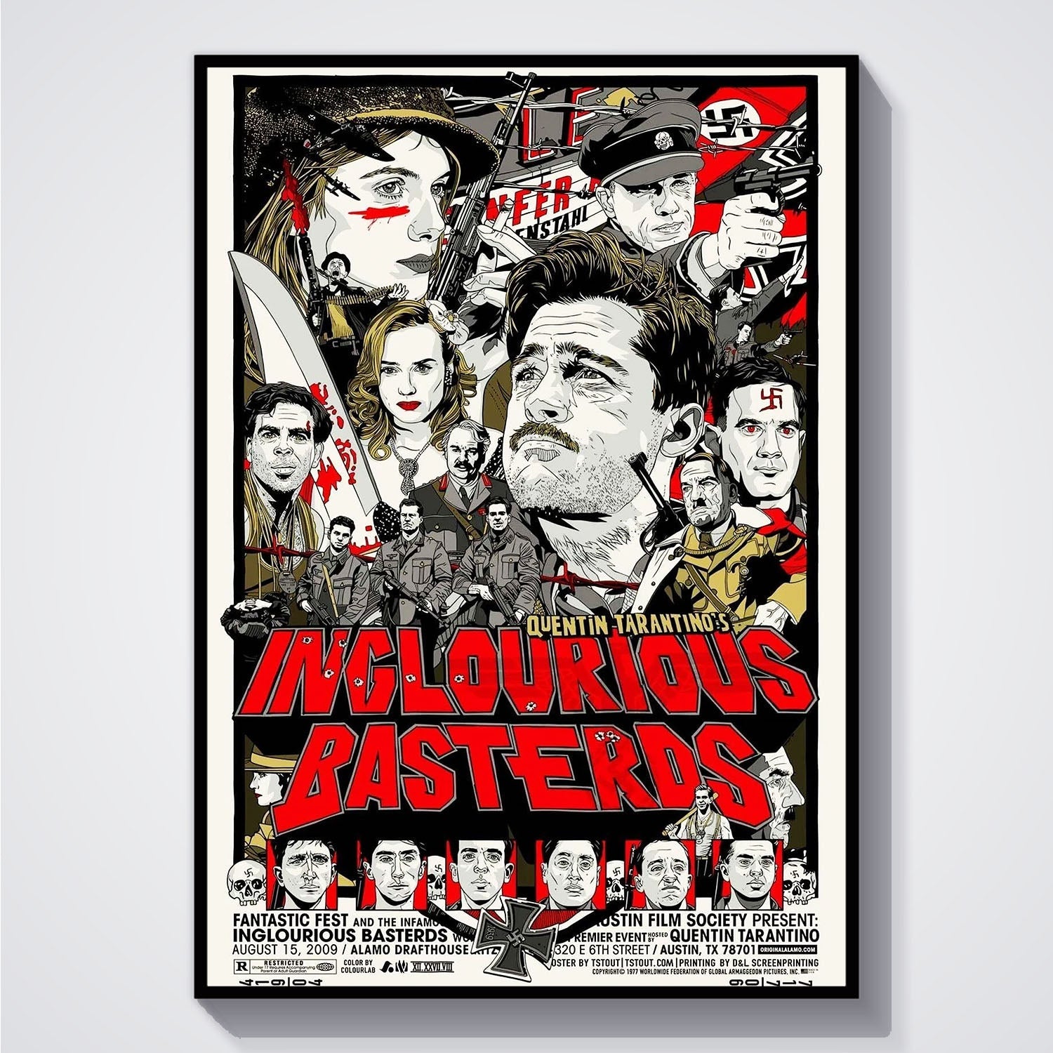 Flex Designs Poster Inglourious Basterds War 5 x 7" Home Goods - Movie 2009 Movie Poster