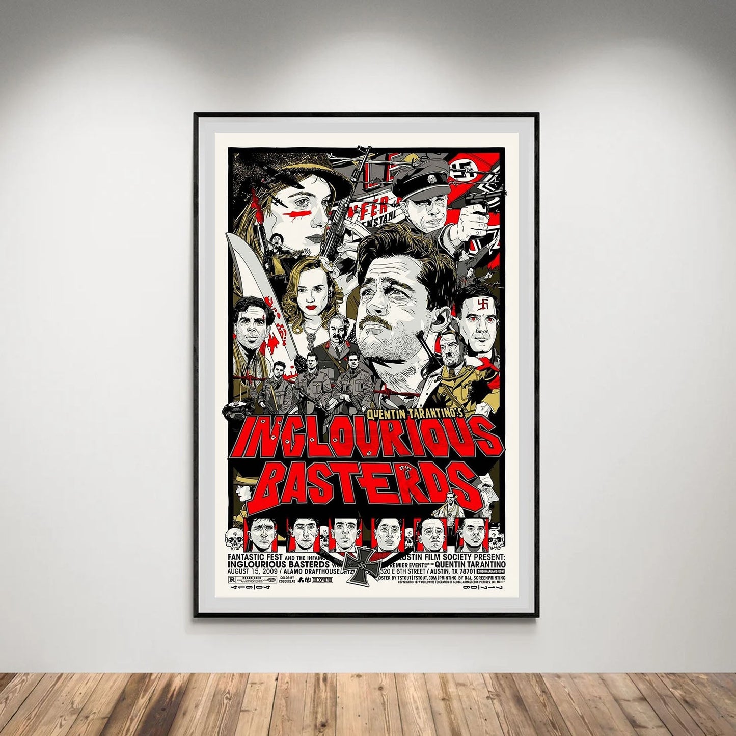 Flex Designs Poster Inglourious Basterds War 5 x 7" Home Goods - Movie 2009 Movie Poster