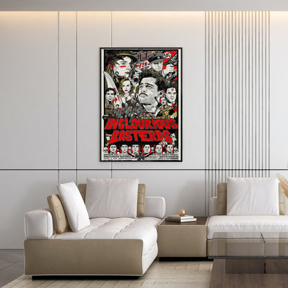 Flex Designs Poster Inglourious Basterds War 5 x 7" Home Goods - Movie 2009 Movie Poster