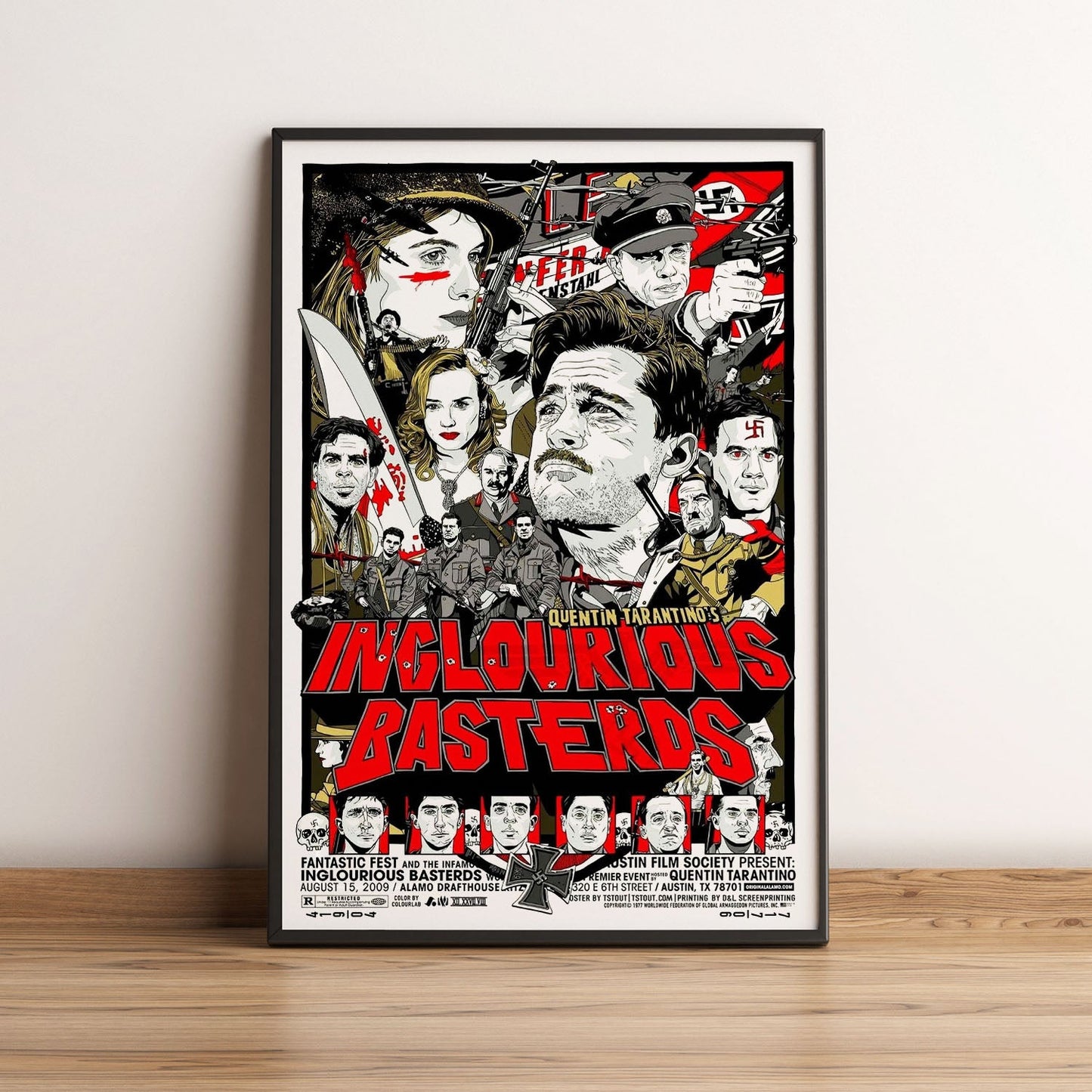 Flex Designs Poster Inglourious Basterds War 5 x 7" Home Goods - Movie 2009 Movie Poster