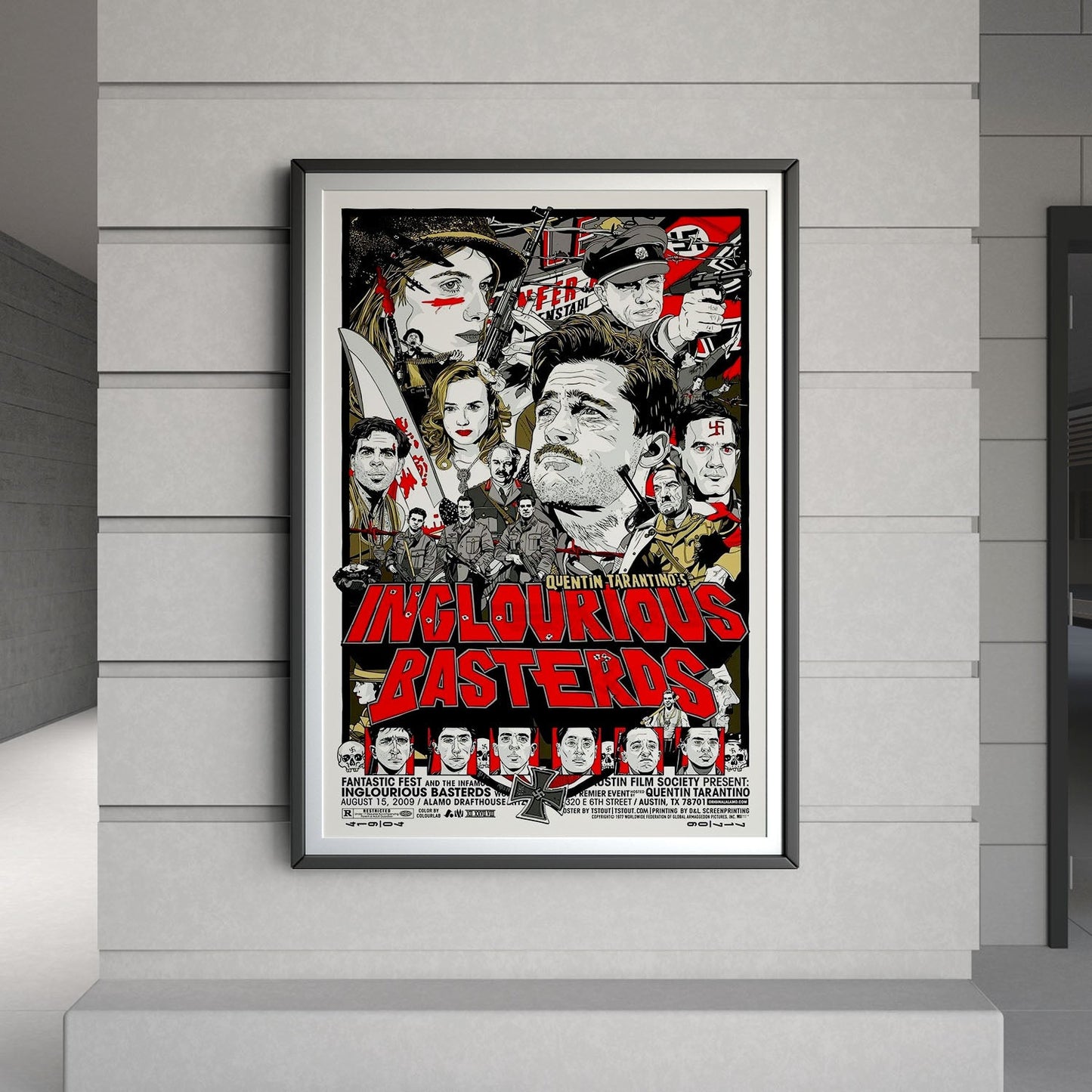 Flex Designs Poster Inglourious Basterds War 8 x 10" Home Goods - Movie 2009 Movie Poster