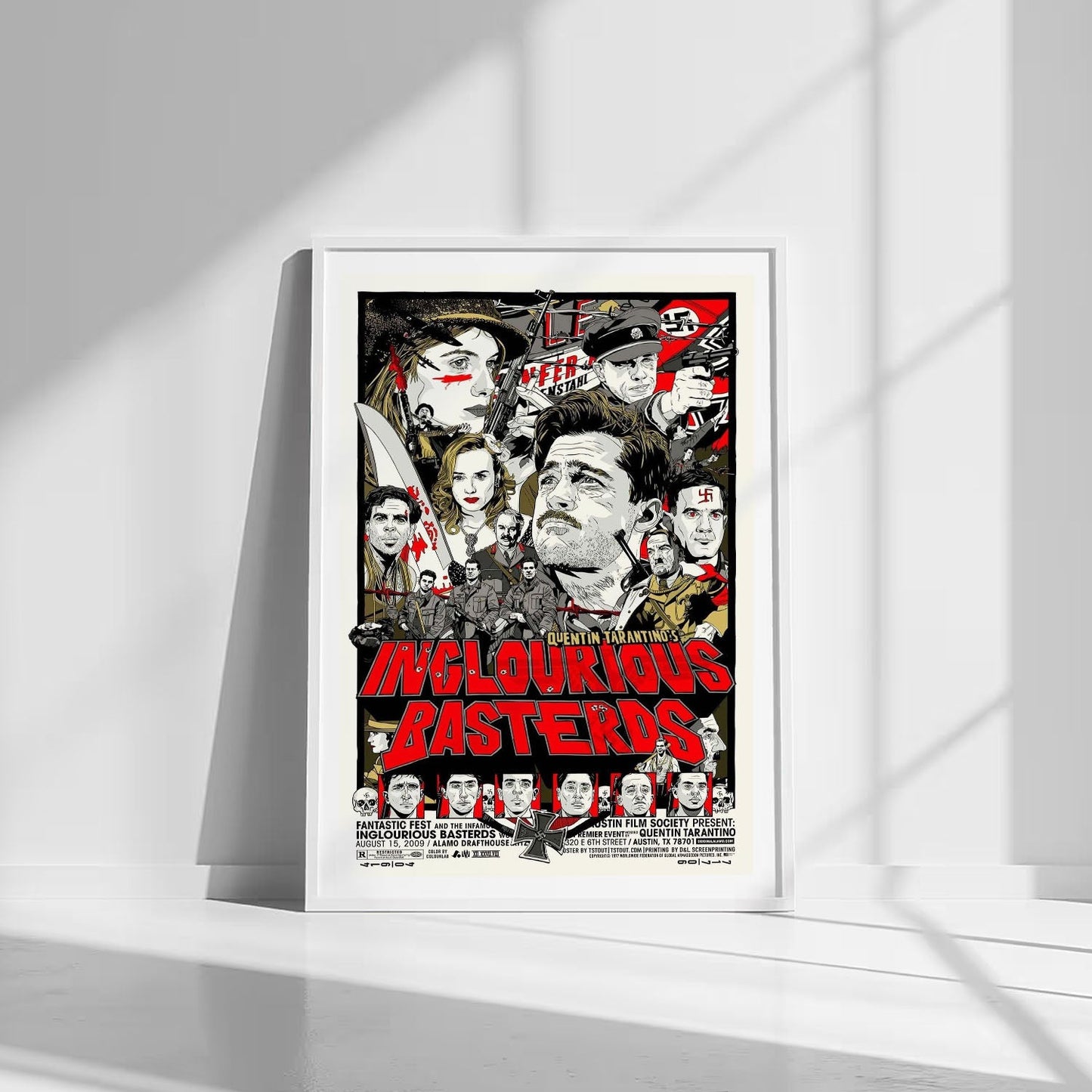 Flex Designs Poster Inglourious Basterds War 8 x 10" Home Goods - Movie 2009 Movie Poster