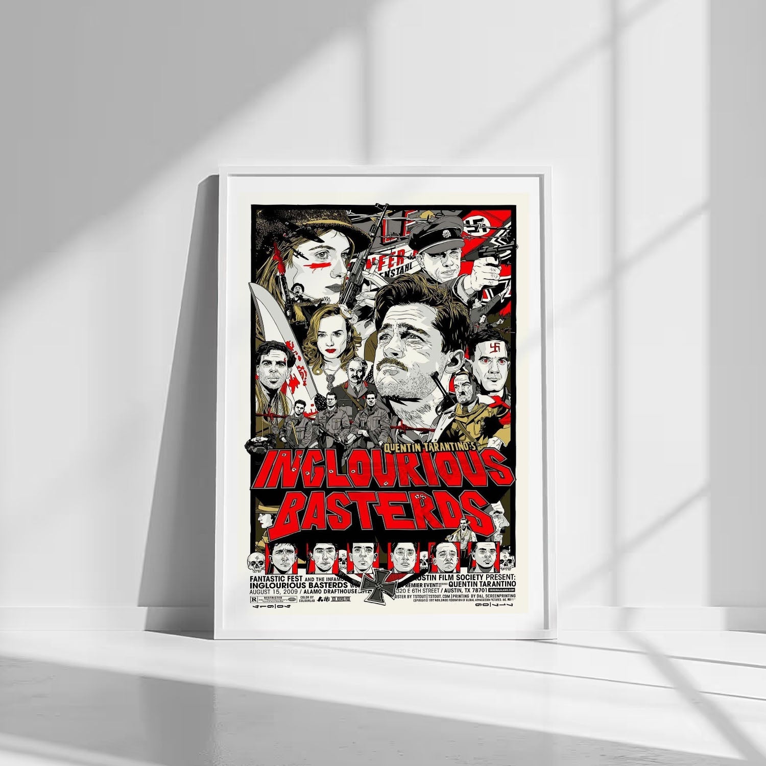 Flex Designs Poster Inglourious Basterds War 8 x 10" Home Goods - Movie 2009 Movie Poster