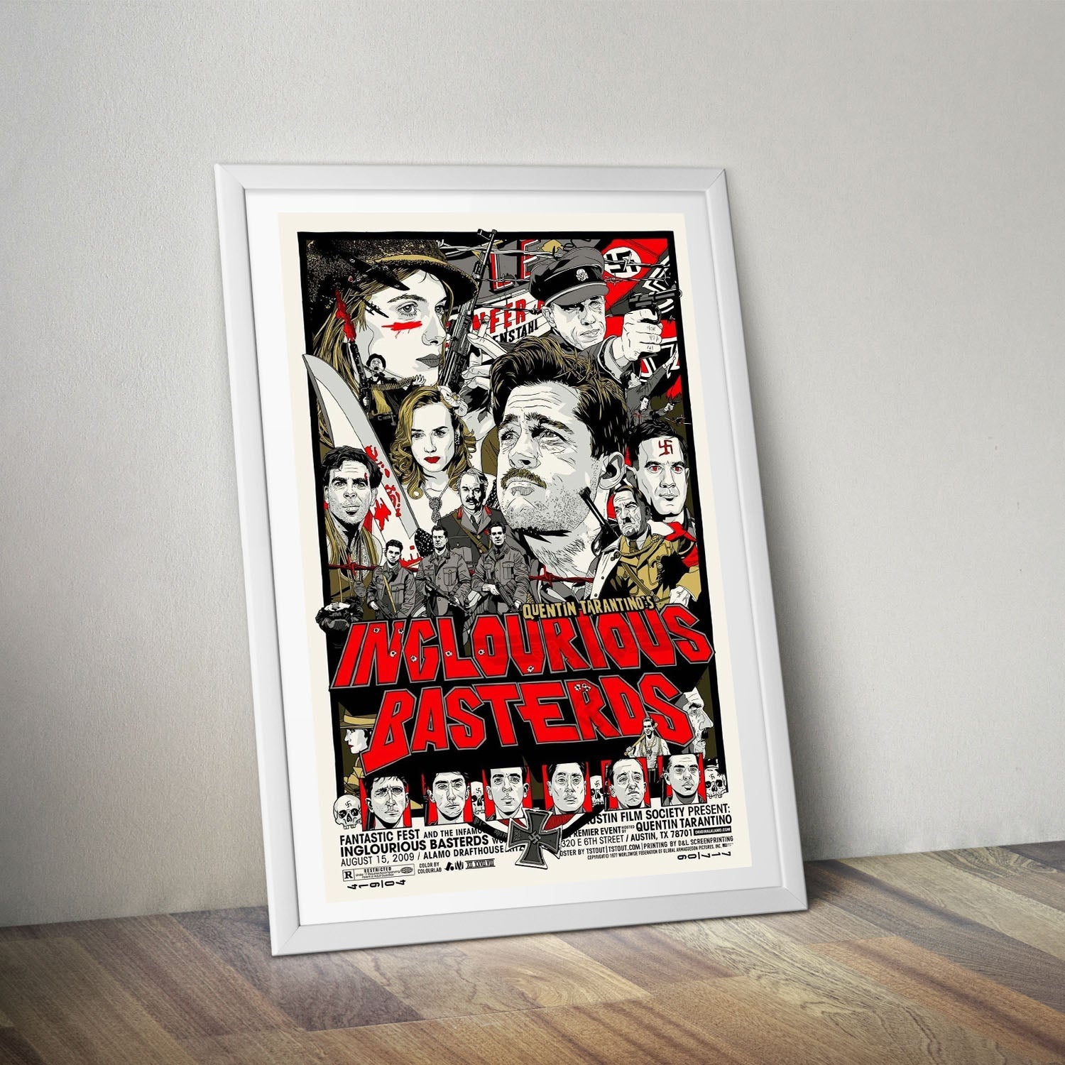Flex Designs Poster Inglourious Basterds War 8 x 10" Home Goods - Movie 2009 Movie Poster