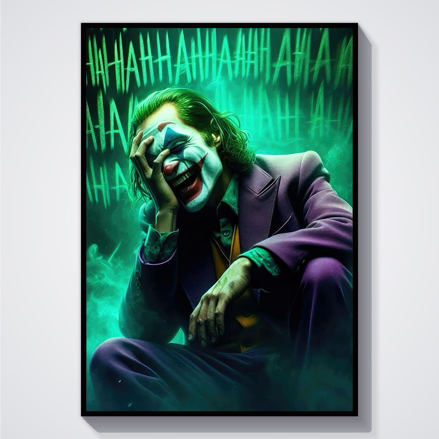 Flex Designs Poster Joker Laugh 5 x 7" Home Goods - Movie 2019 Movie Poster
