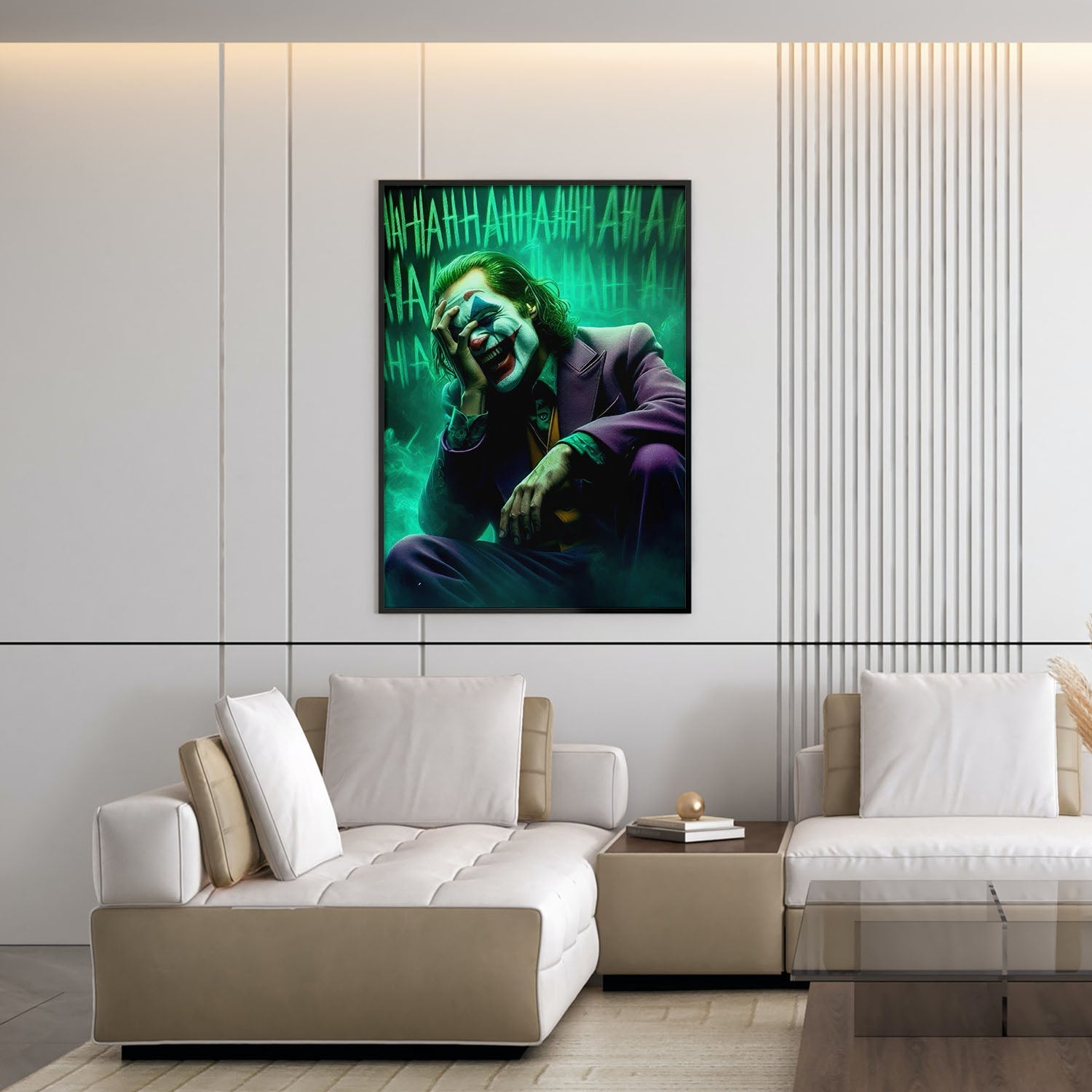 Flex Designs Poster Joker Laugh 5 x 7" Home Goods - Movie 2019 Movie Poster