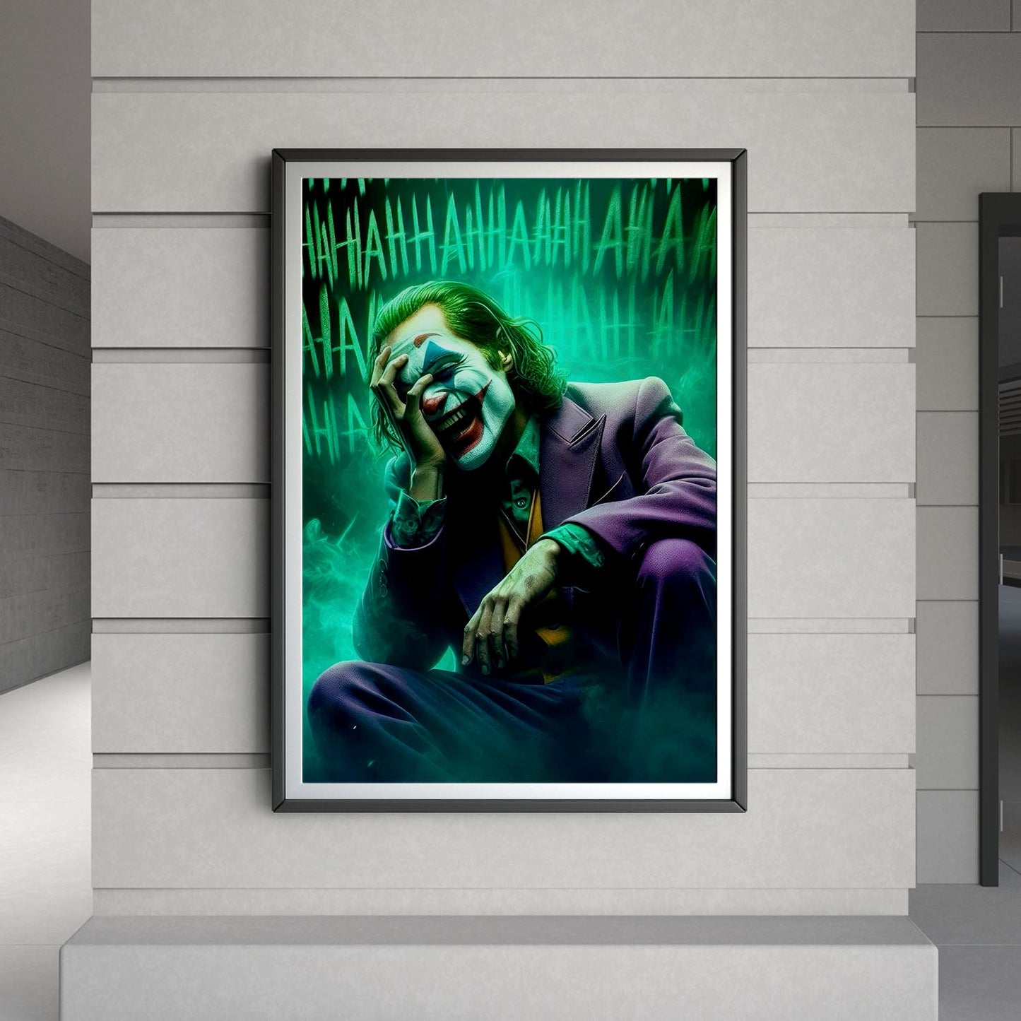 Flex Designs Poster Joker Laugh 8 x 10" Home Goods - Movie 2019 Movie Poster