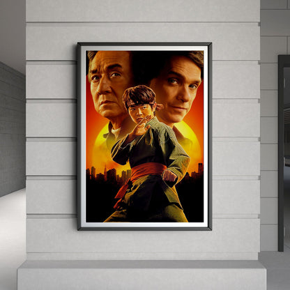 Flex Designs Poster Karate Kid Legends Textless 8 x 10" Home Goods - Movie 2025 Movie Poster