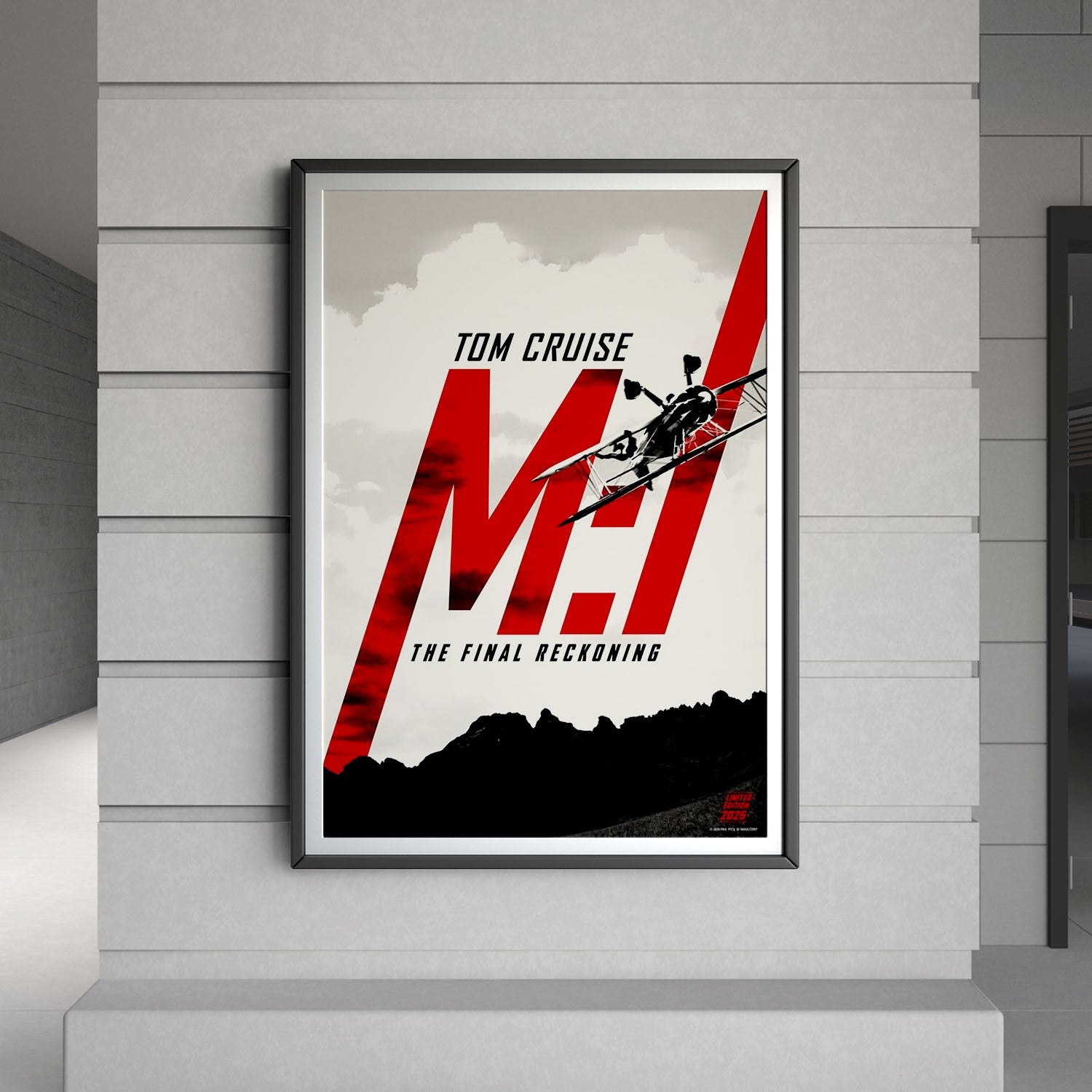 Flex Designs Poster Mission Impossible The Final Reckoning Teaser 8 x 10" Home Goods - Movie 2025 Movie Poster