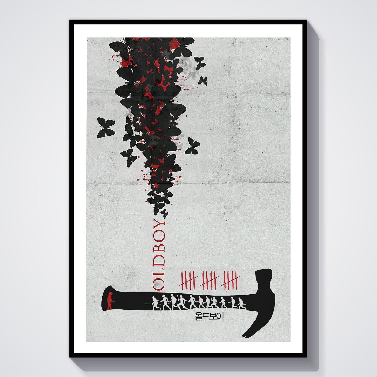 Flex Designs Poster Oldboy Hammer 8 x 10" Home Goods - Movie 2003 Movie Poster