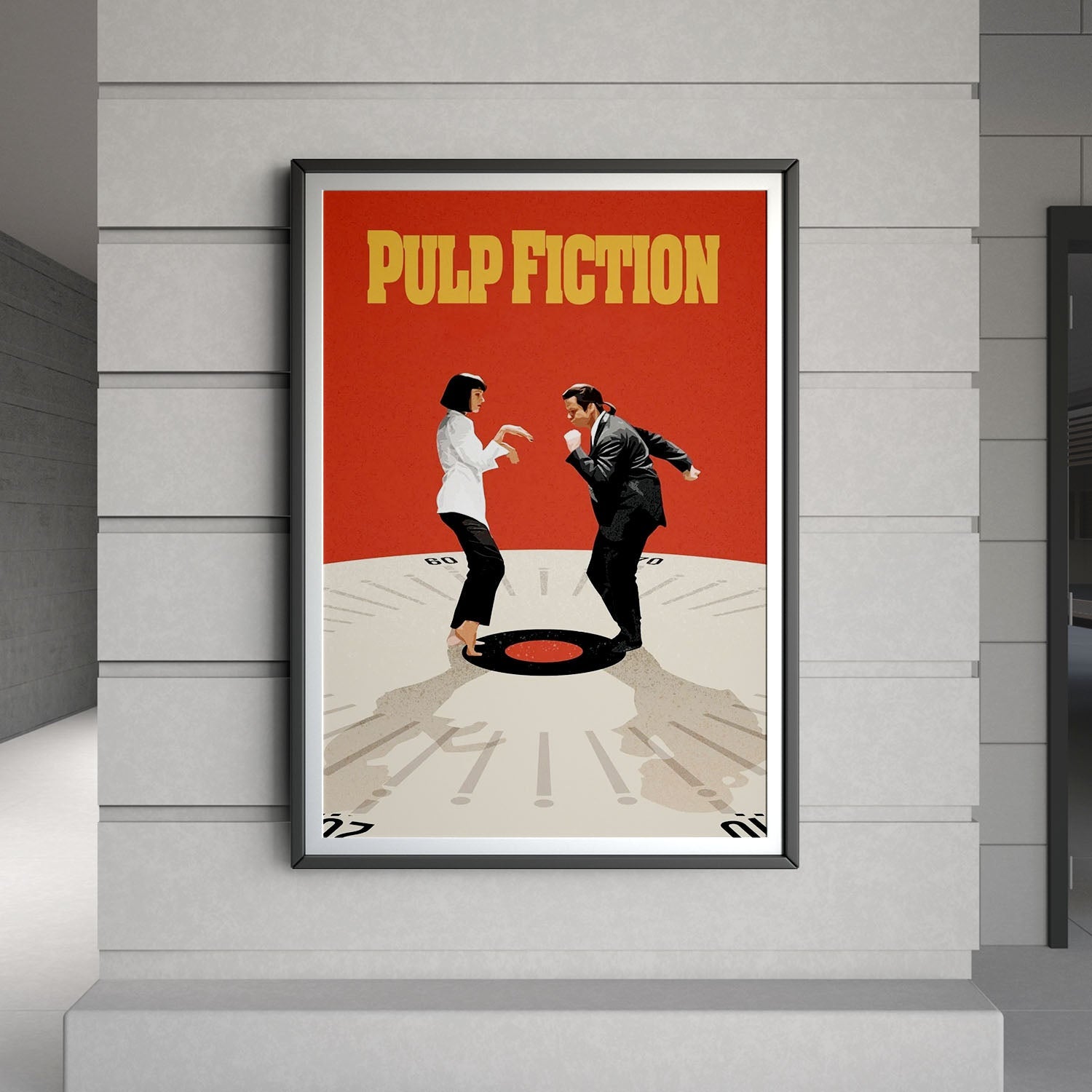 Flex Designs Poster Pulp Fiction Cartoon 8 x 10" Home Goods - Movie 1994 Movie Poster