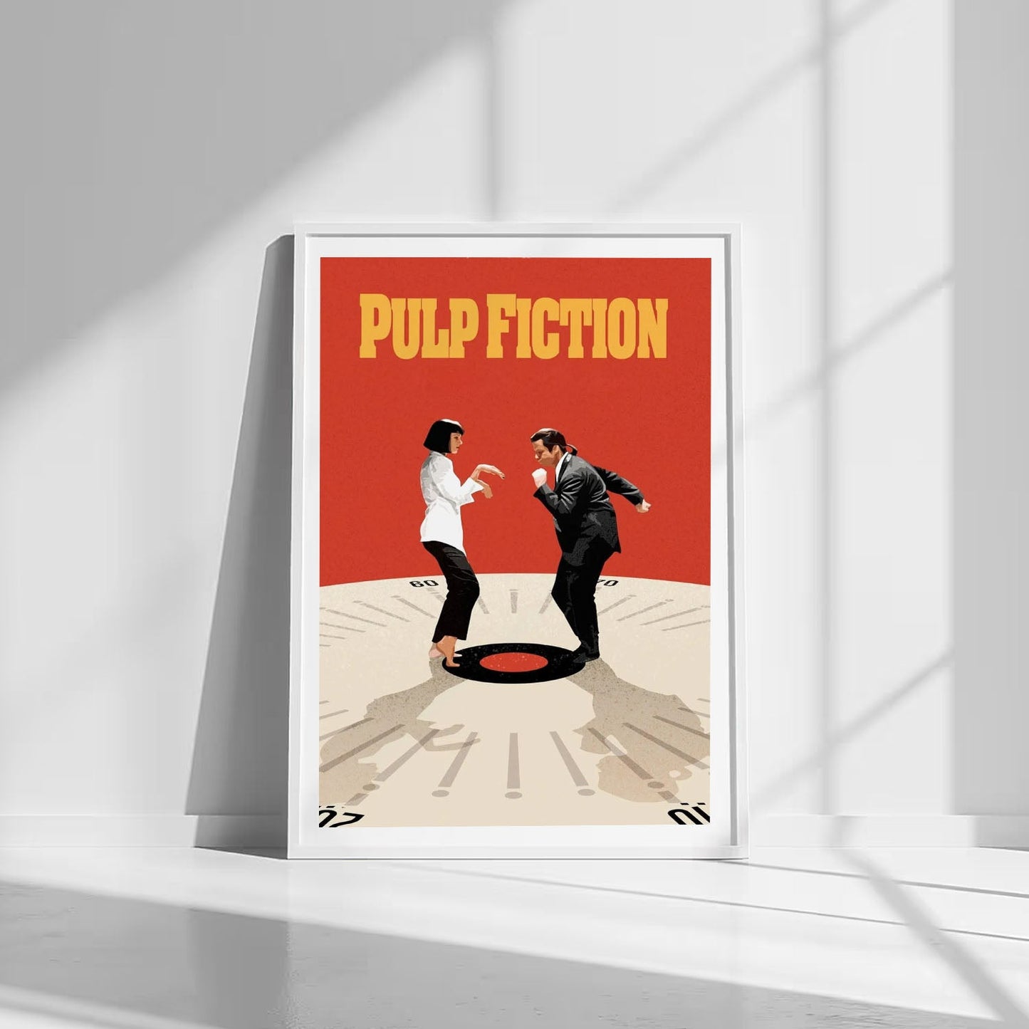 Flex Designs Poster Pulp Fiction Cartoon 8 x 10" Home Goods - Movie 1994 Movie Poster