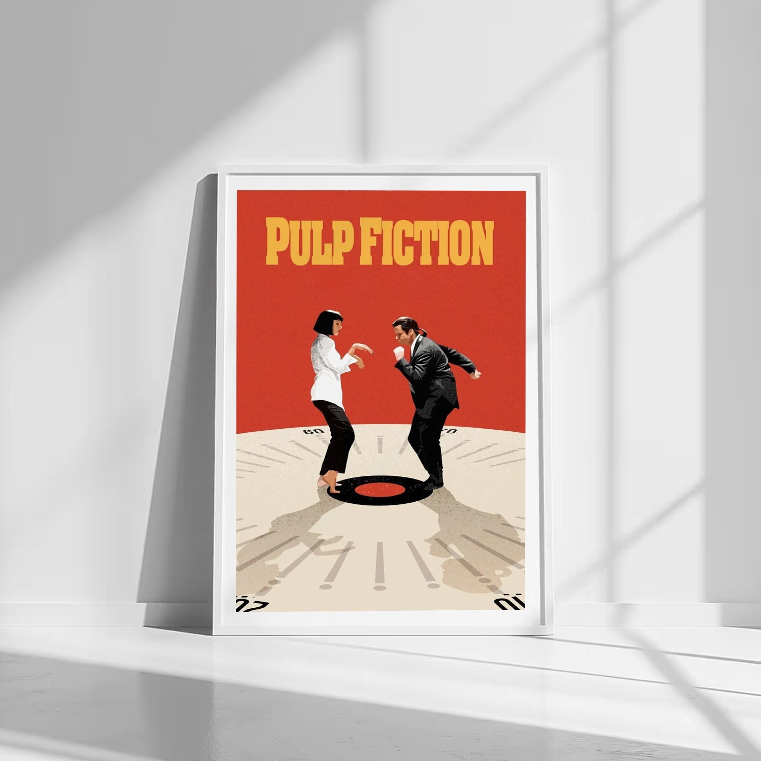 Flex Designs Poster Pulp Fiction Cartoon 8 x 10" Home Goods - Movie 1994 Movie Poster