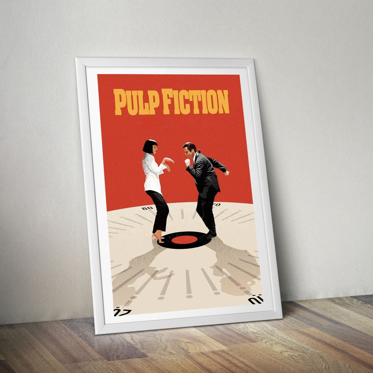 Flex Designs Poster Pulp Fiction Cartoon 8 x 10" Home Goods - Movie 1994 Movie Poster