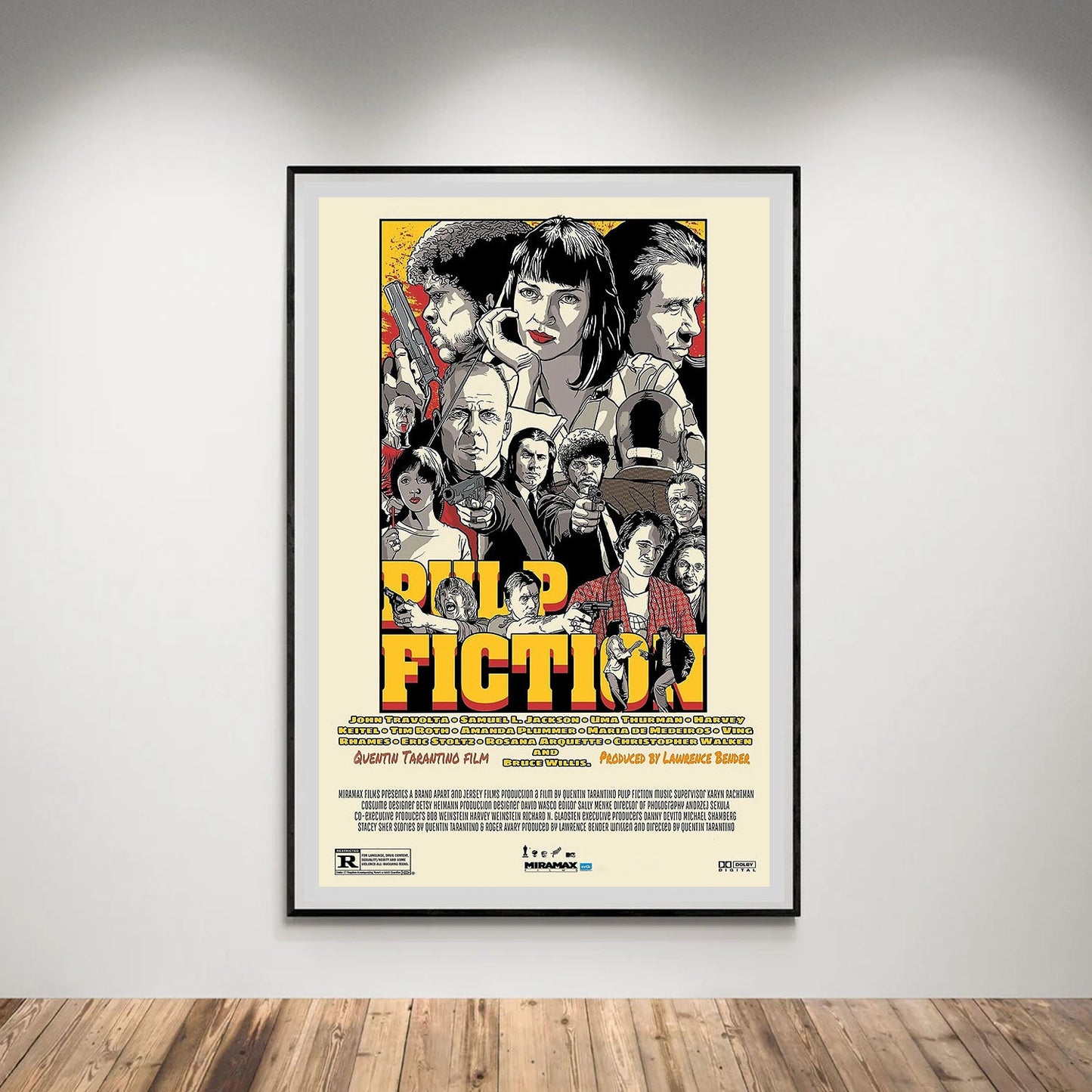 Flex Designs Poster Pulp Fiction Final 5 x 7" Home Goods - Movie 1994 Movie Poster