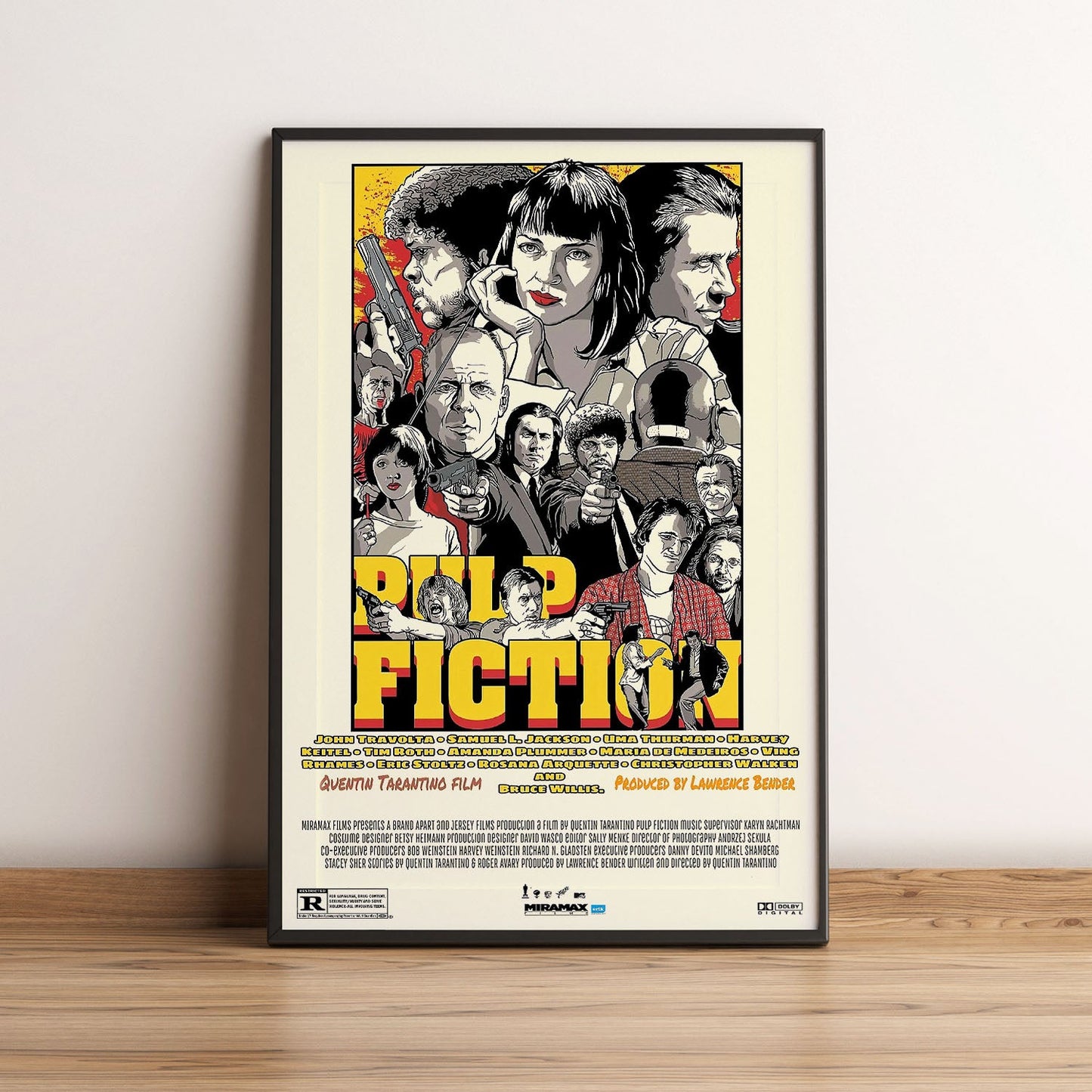 Flex Designs Poster Pulp Fiction Final 5 x 7" Home Goods - Movie 1994 Movie Poster