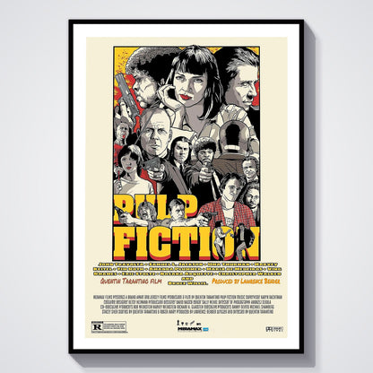 Flex Designs Poster Pulp Fiction Final 8 x 10" Home Goods - Movie 1994 Movie Poster