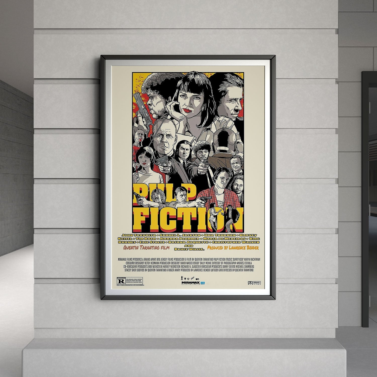 Flex Designs Poster Pulp Fiction Final 8 x 10" Home Goods - Movie 1994 Movie Poster
