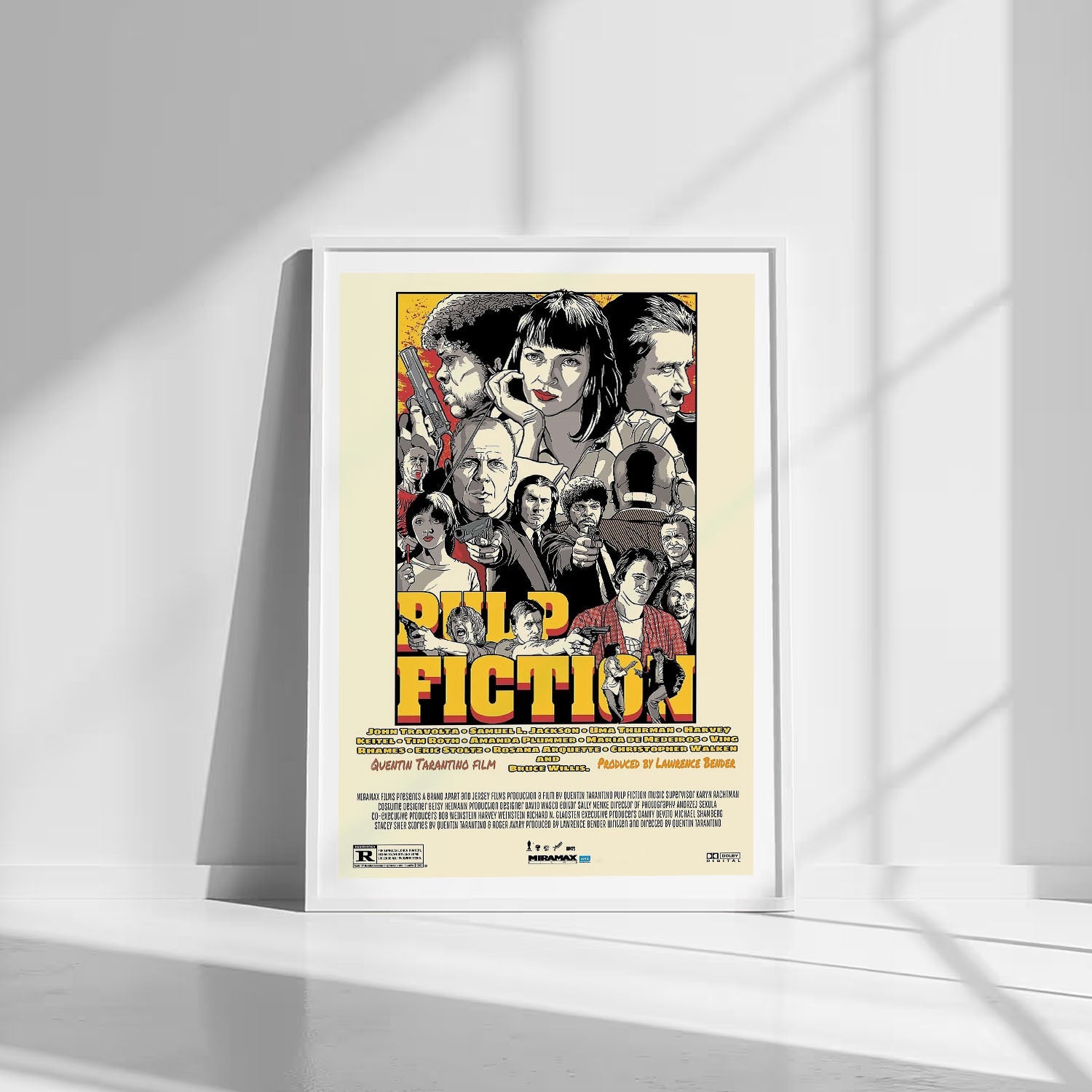 Flex Designs Poster Pulp Fiction Final 8 x 10" Home Goods - Movie 1994 Movie Poster