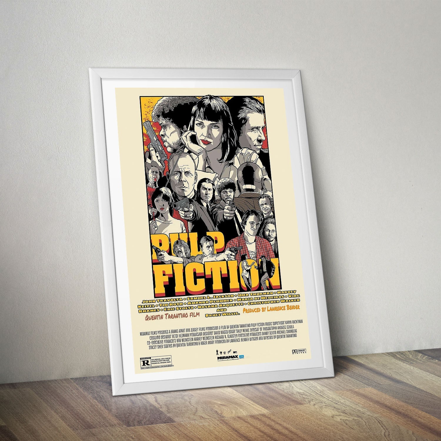 Flex Designs Poster Pulp Fiction Final 8 x 10" Home Goods - Movie 1994 Movie Poster