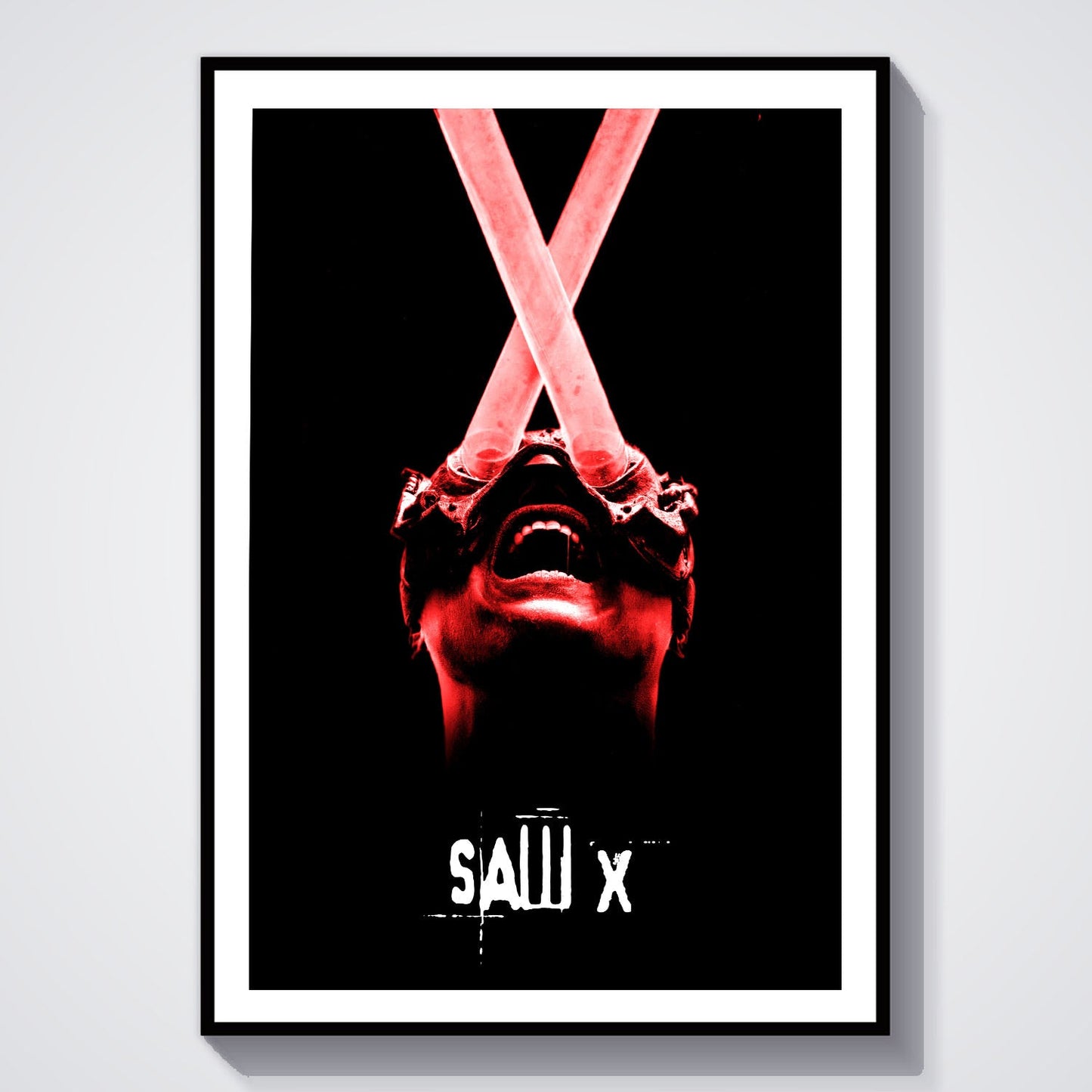Flex Designs Poster Saw X 8 x 10" Home Goods - Movie 2023 Movie Poster