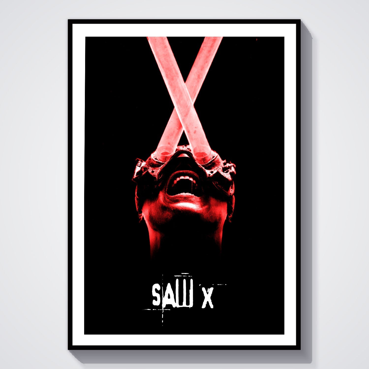 Flex Designs Poster Saw X 8 x 10" Home Goods - Movie 2023 Movie Poster