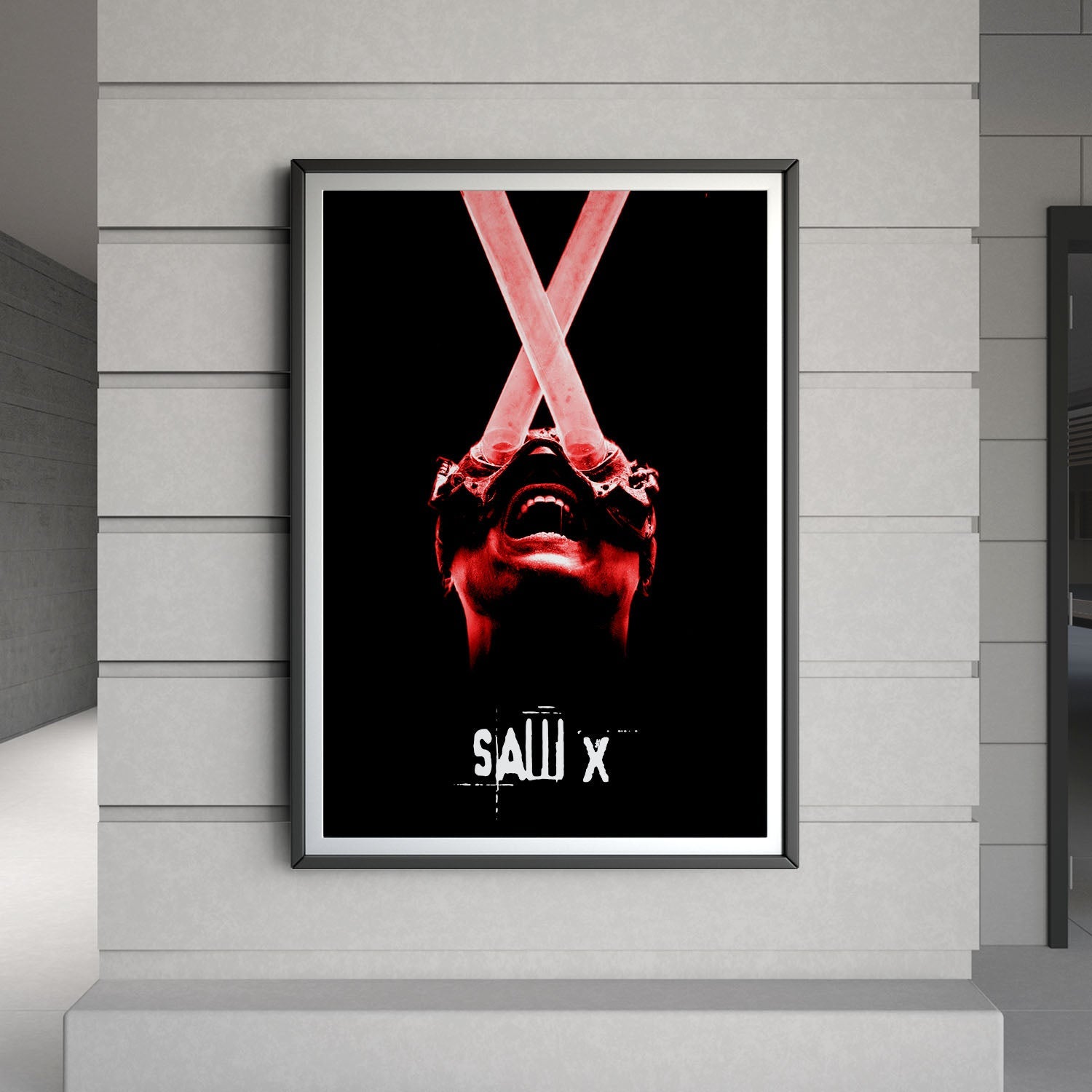 Flex Designs Poster Saw X 8 x 10" Home Goods - Movie 2023 Movie Poster