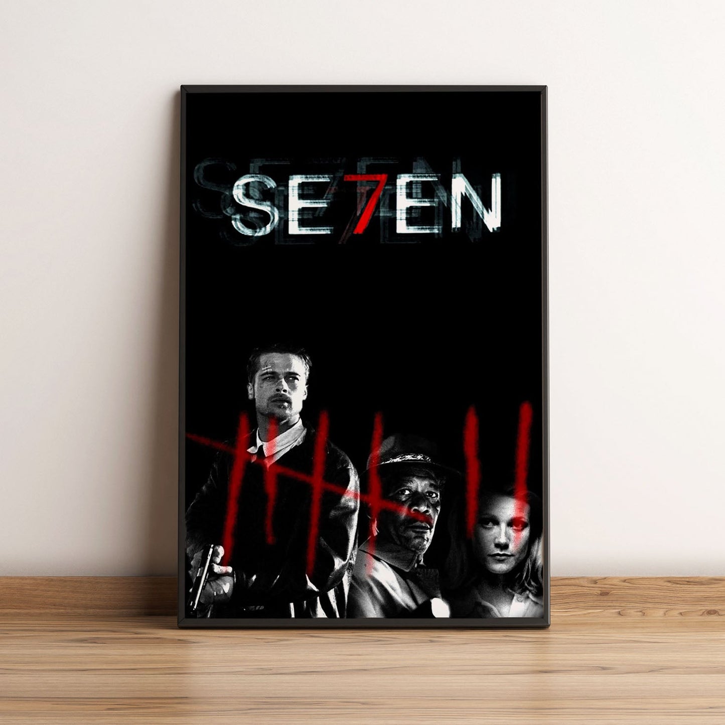 Flex Designs Poster Seven Horror 5 x 7" Home Goods - Movie 1995 Movie Poster