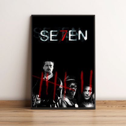 Flex Designs Poster Seven Horror 5 x 7" Home Goods - Movie 1995 Movie Poster