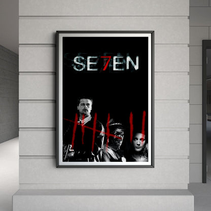 Flex Designs Poster Seven Horror 8 x 10" Home Goods - Movie 1995 Movie Poster