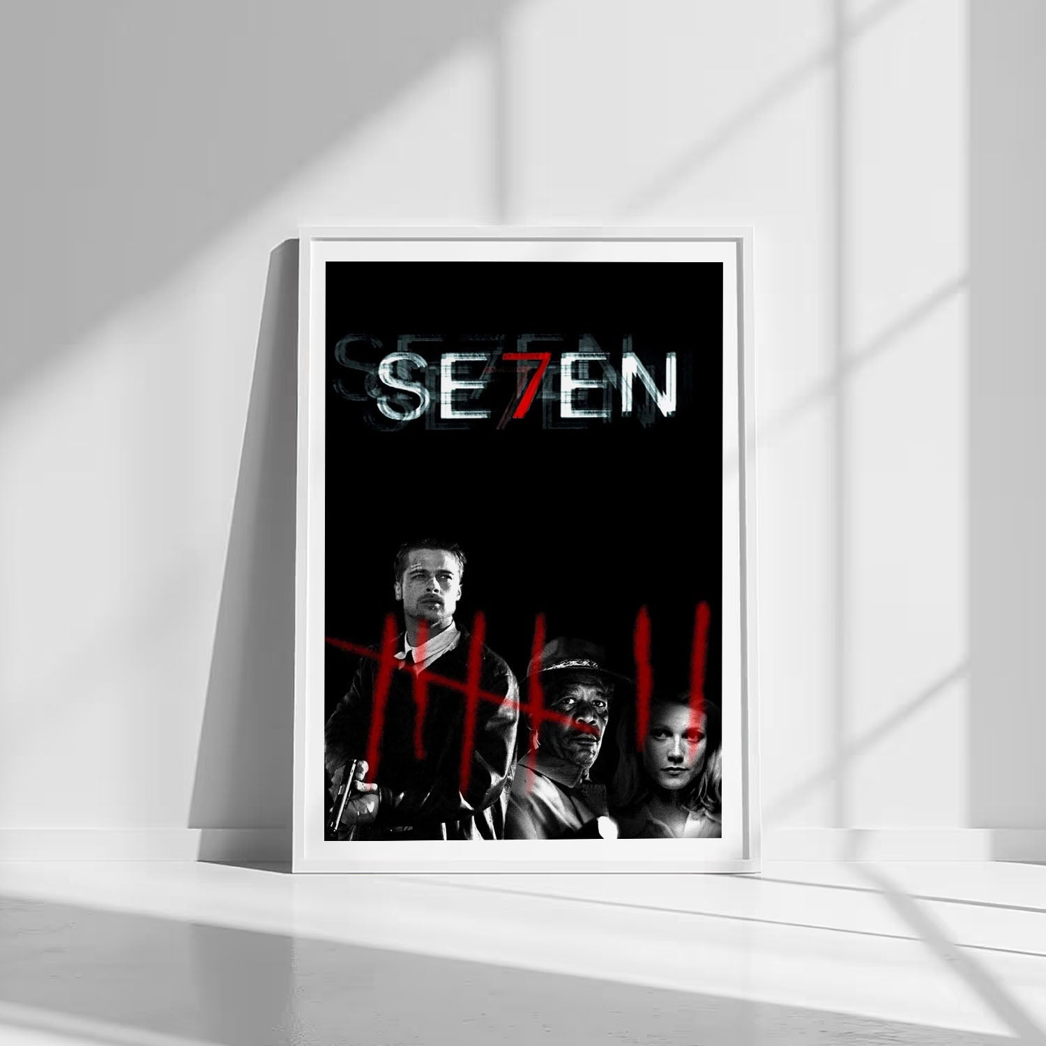Flex Designs Poster Seven Horror 8 x 10" Home Goods - Movie 1995 Movie Poster