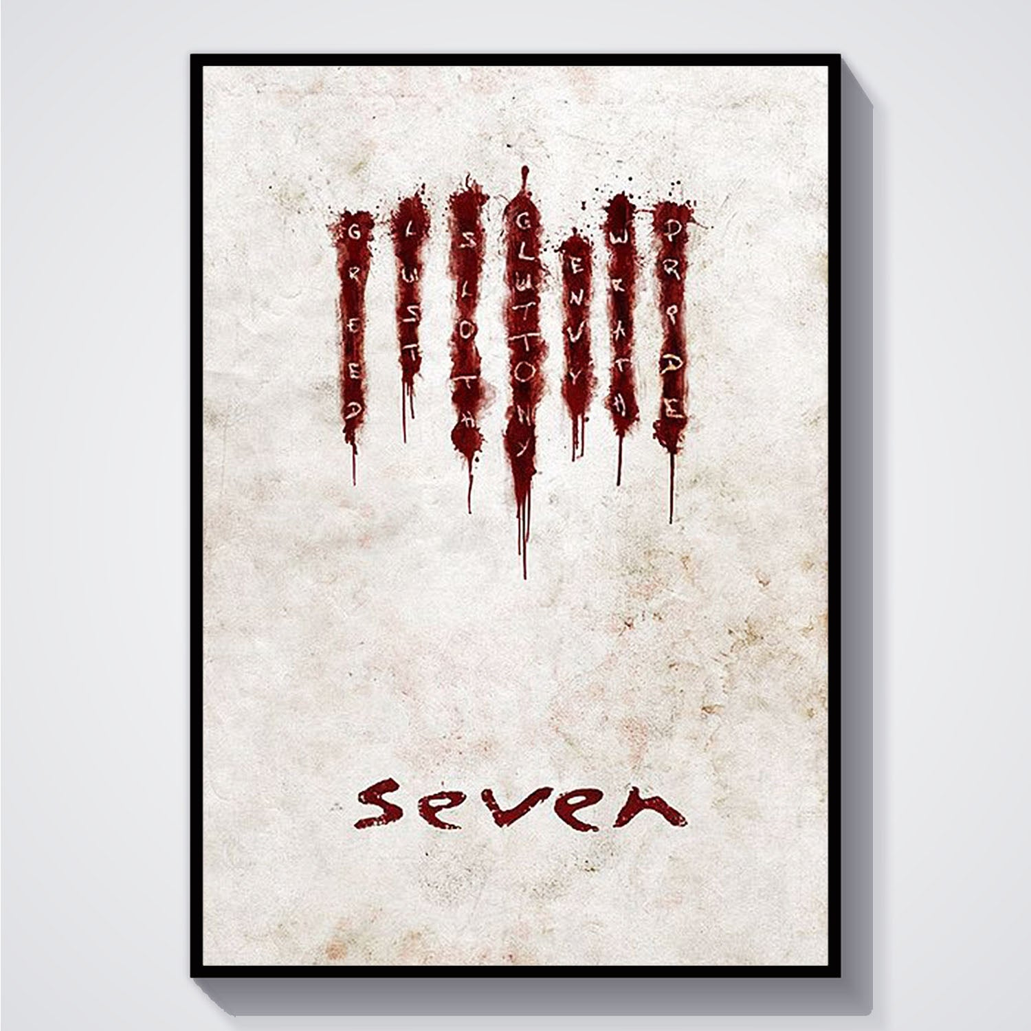 Flex Designs Poster Seven Sins 5 x 7" Home Goods - Movie 1995 Movie Poster