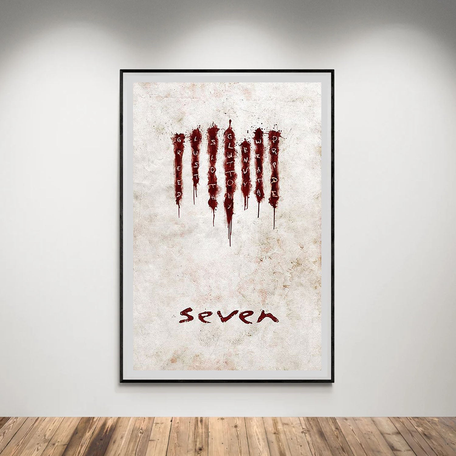 Flex Designs Poster Seven Sins 5 x 7" Home Goods - Movie 1995 Movie Poster