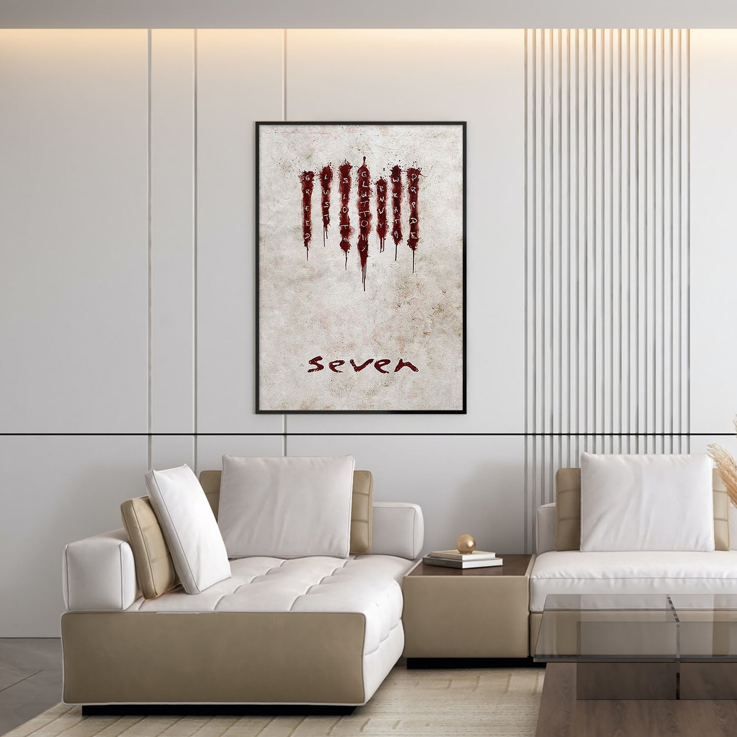 Flex Designs Poster Seven Sins 5 x 7" Home Goods - Movie 1995 Movie Poster